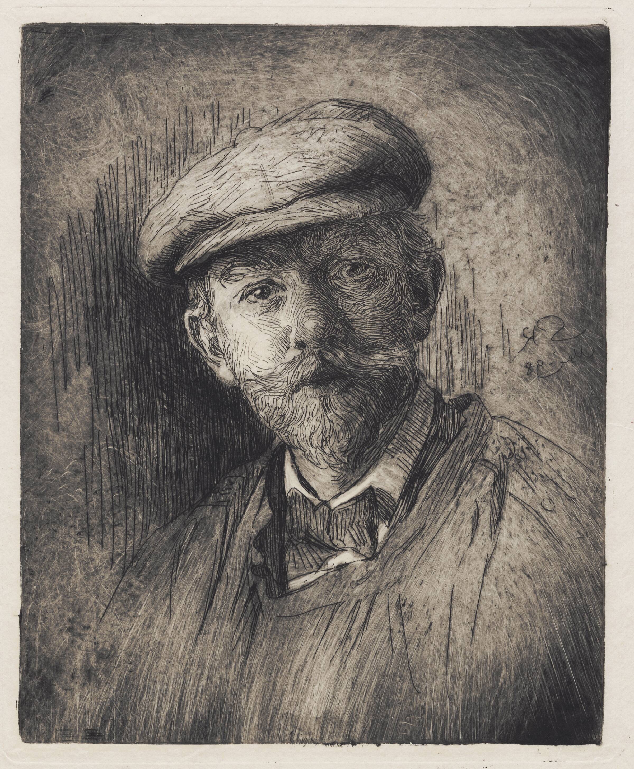 Selvportræt, P.S. Krøyer, 1898
