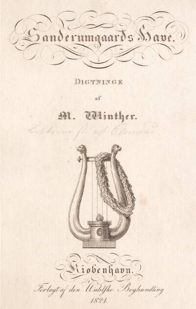 Sanderumgaards Have. Digtninge af M. Winther