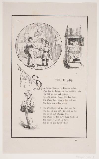 Illustration til Johan Krohn, "Peters jul"