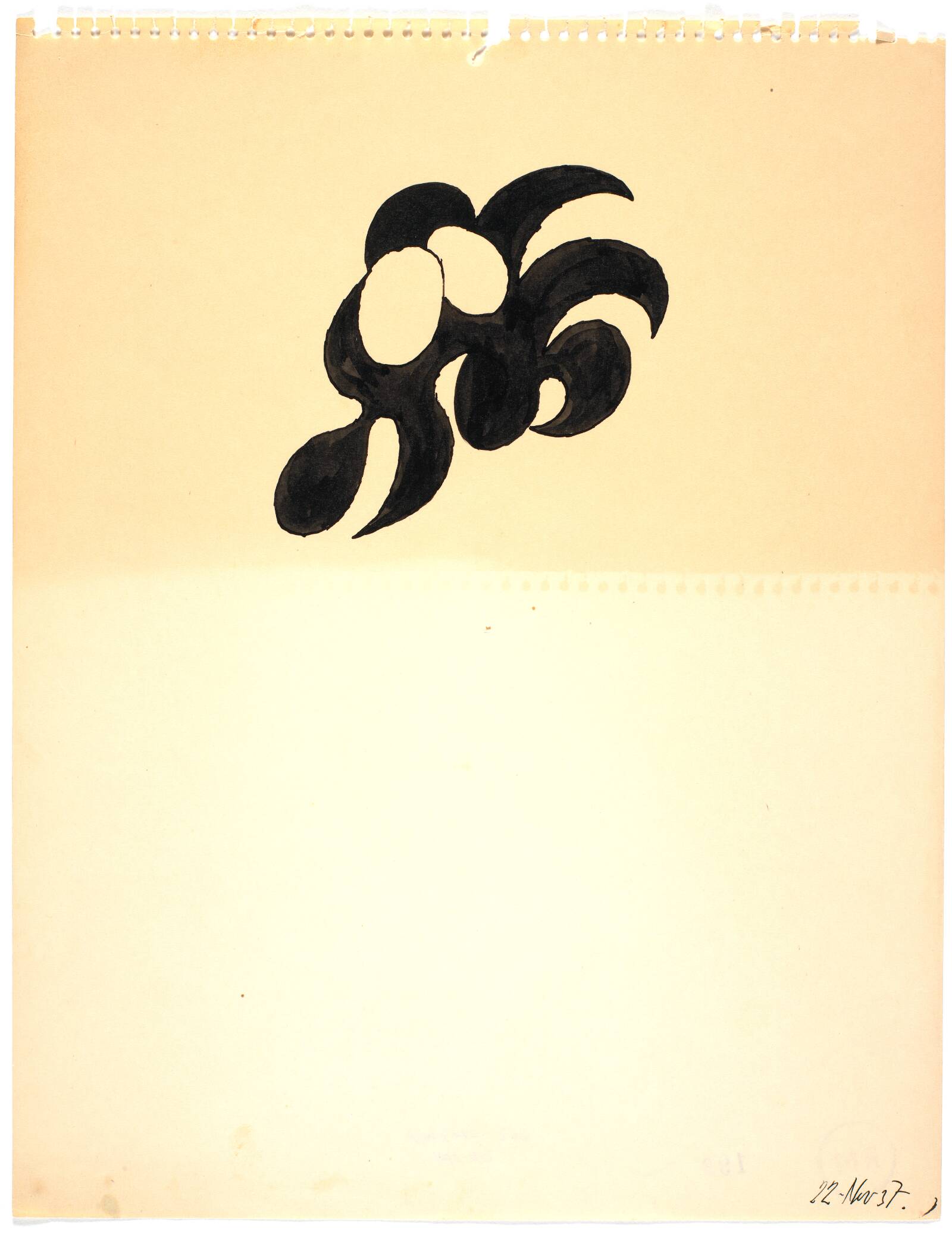 Botanisk figuration, Richard Mortensen, 1937