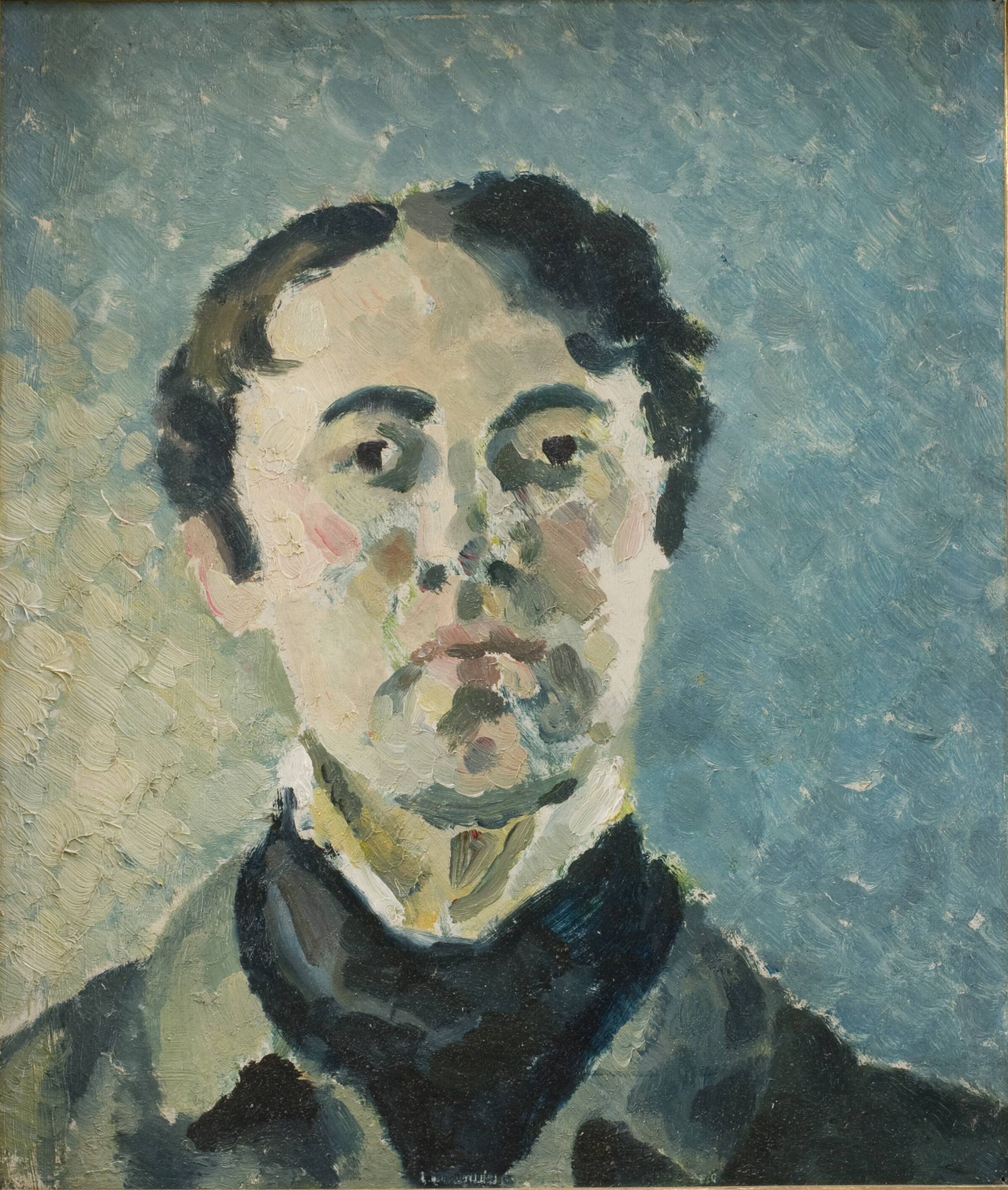 Selvportræt, Харальд Гирсинг, 1907