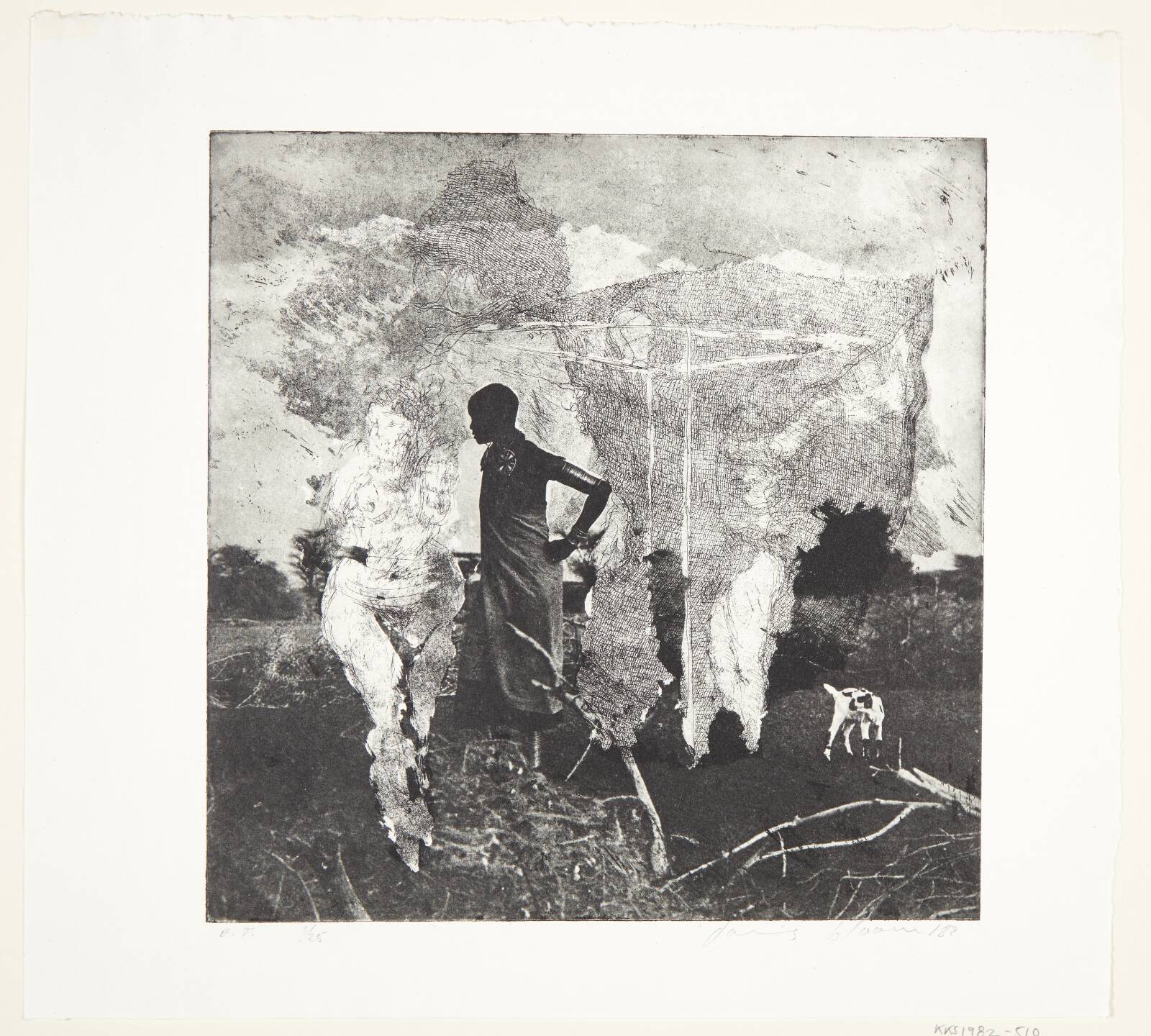 Skikkelse i naturen, Doris Bloom, 1982