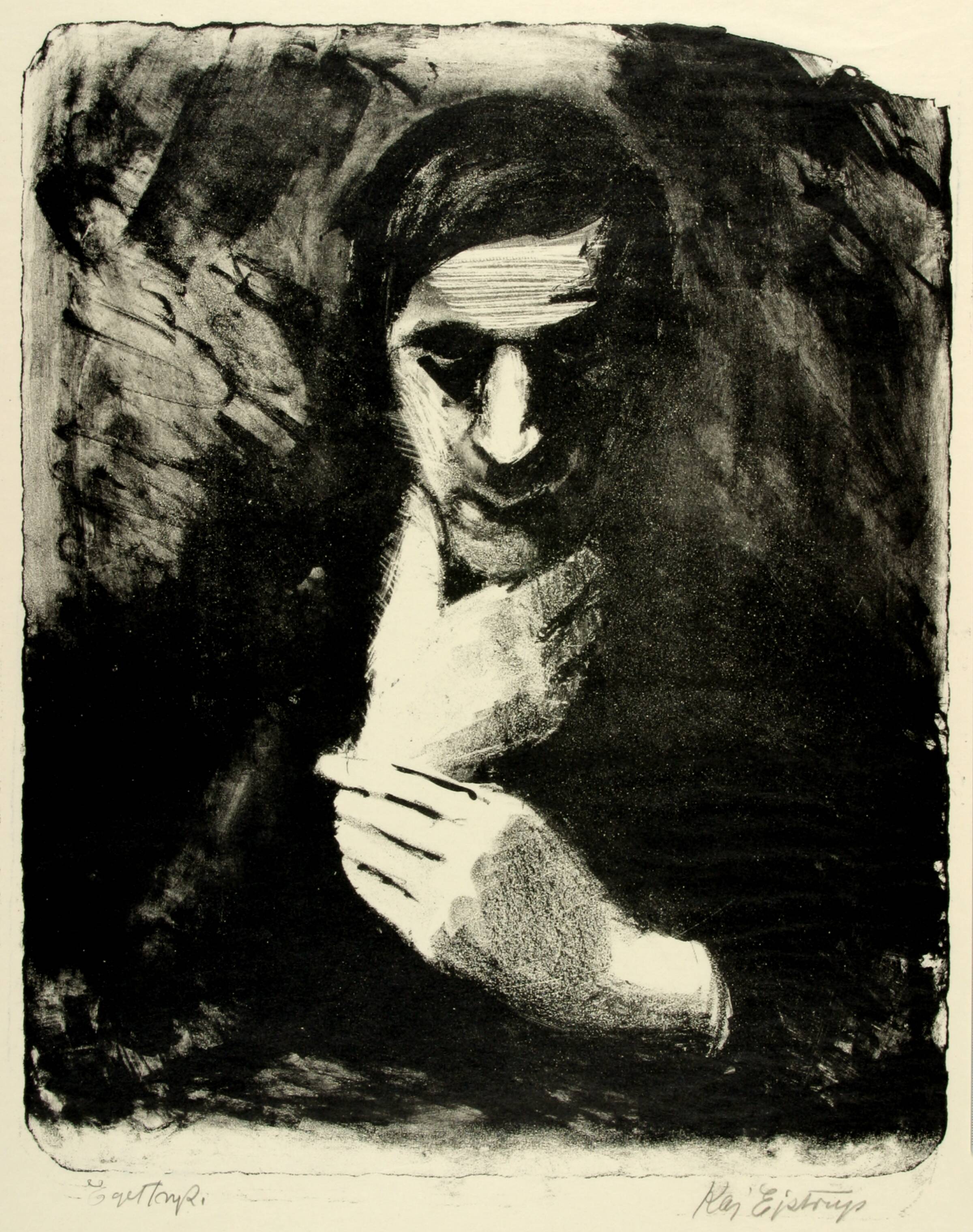 Selvportræt, Kaj Ejstrup, 1931