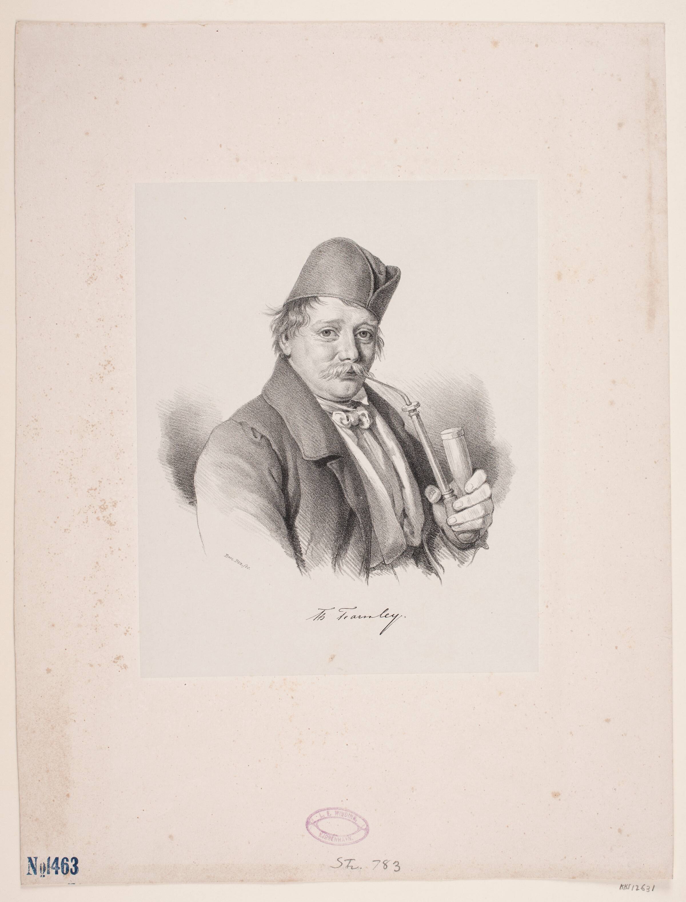 Thomas Fearnley, Emil Ditlev Bærentzen, 1843