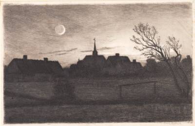 Hornbæk kirke, sommeraften