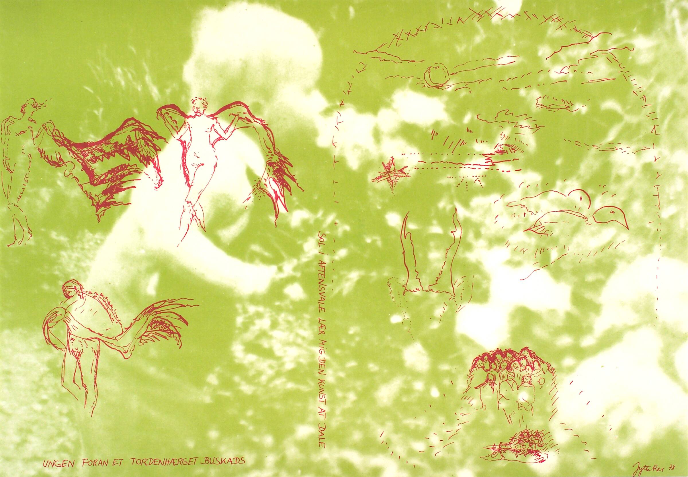 Uden titel (Ungen foran...), Jytte Rex, 1978