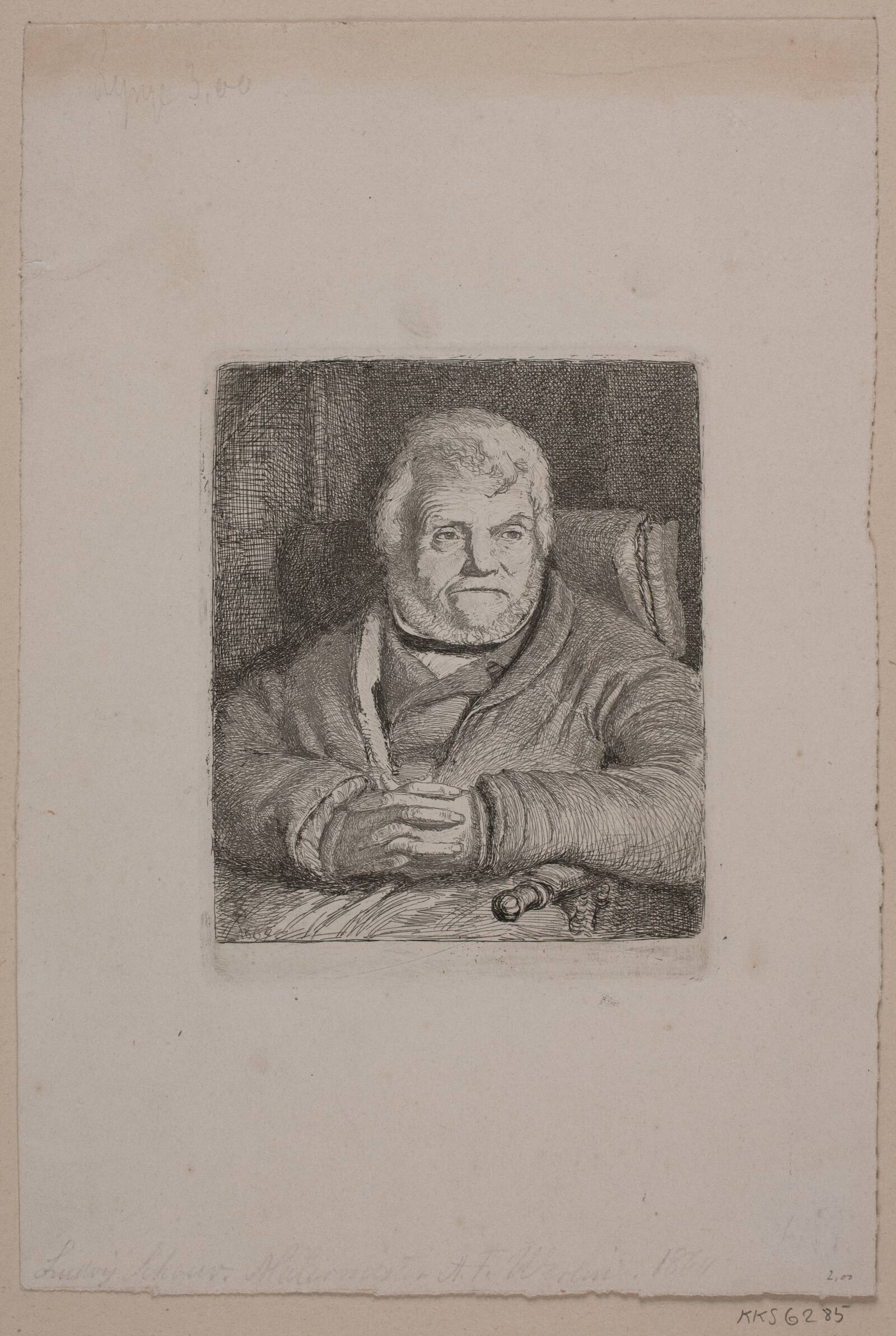 Malermester Werliin, L.A. Schou, 1864