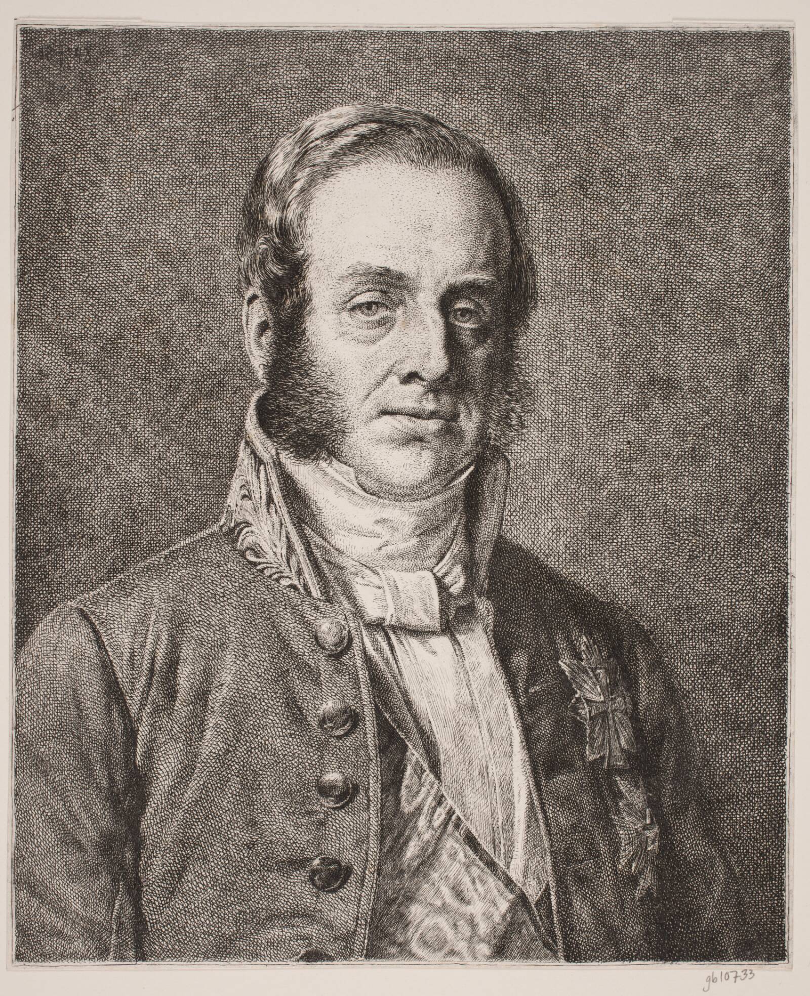 Generalpostdirektør Greve S. Danneskjold-Samsøe, Jørgen Roed, 1848