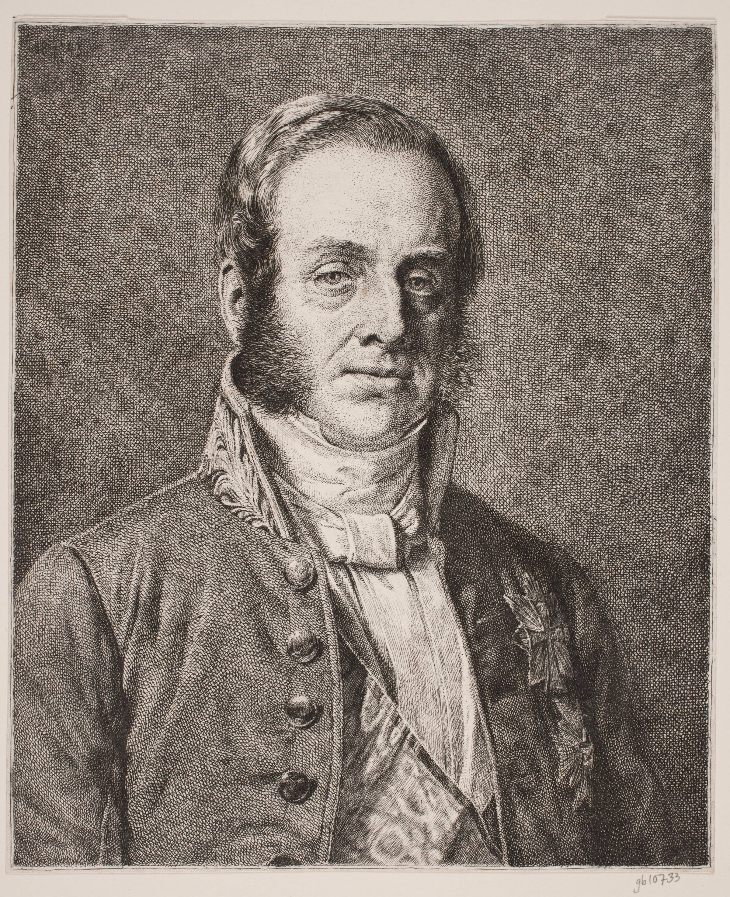 Generalpostdirektør Greve S. Danneskjold-Samsøe, Jørgen Roed, 1848