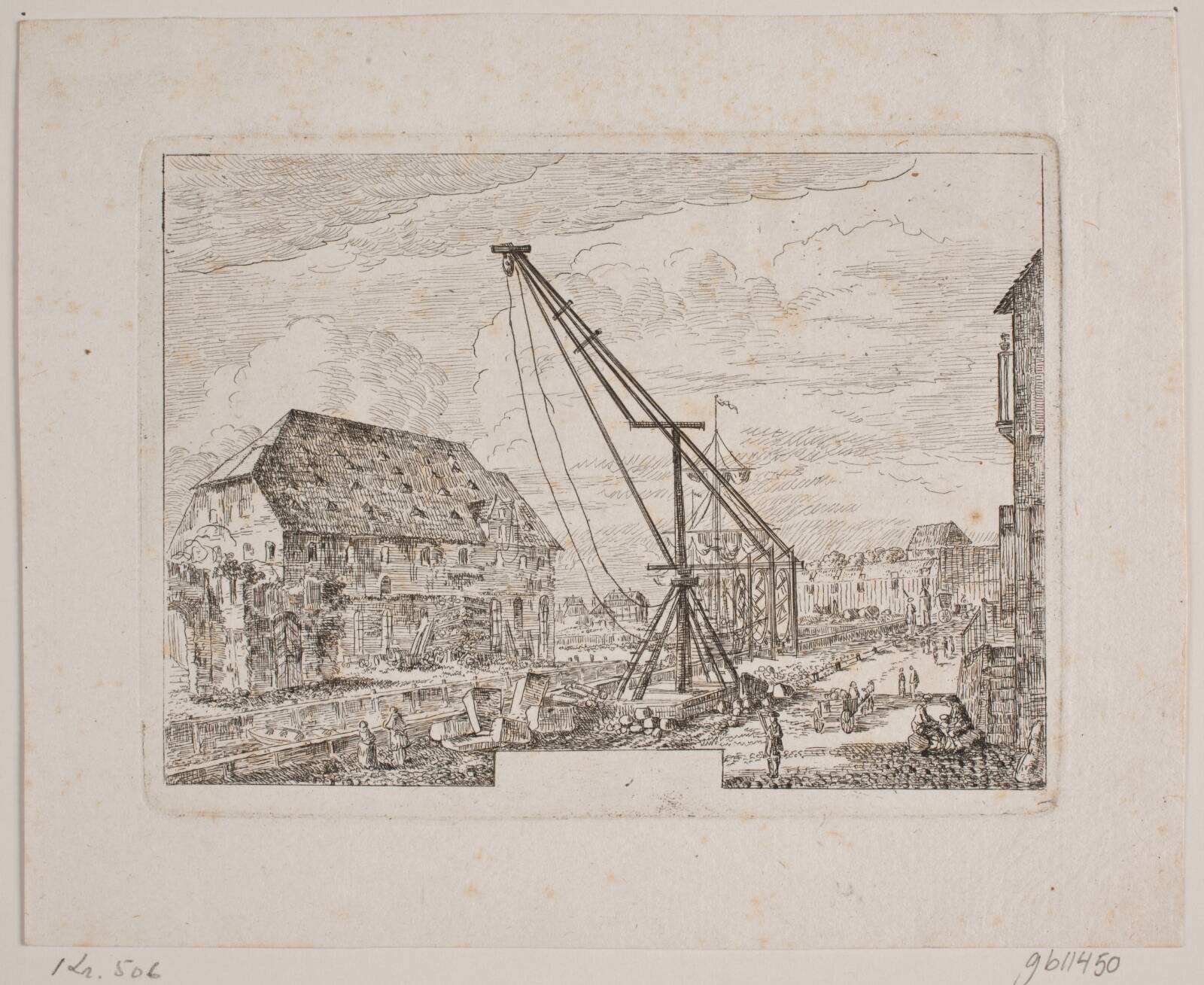 Prospekt i en stad, Jens Petersen Lund, 1764