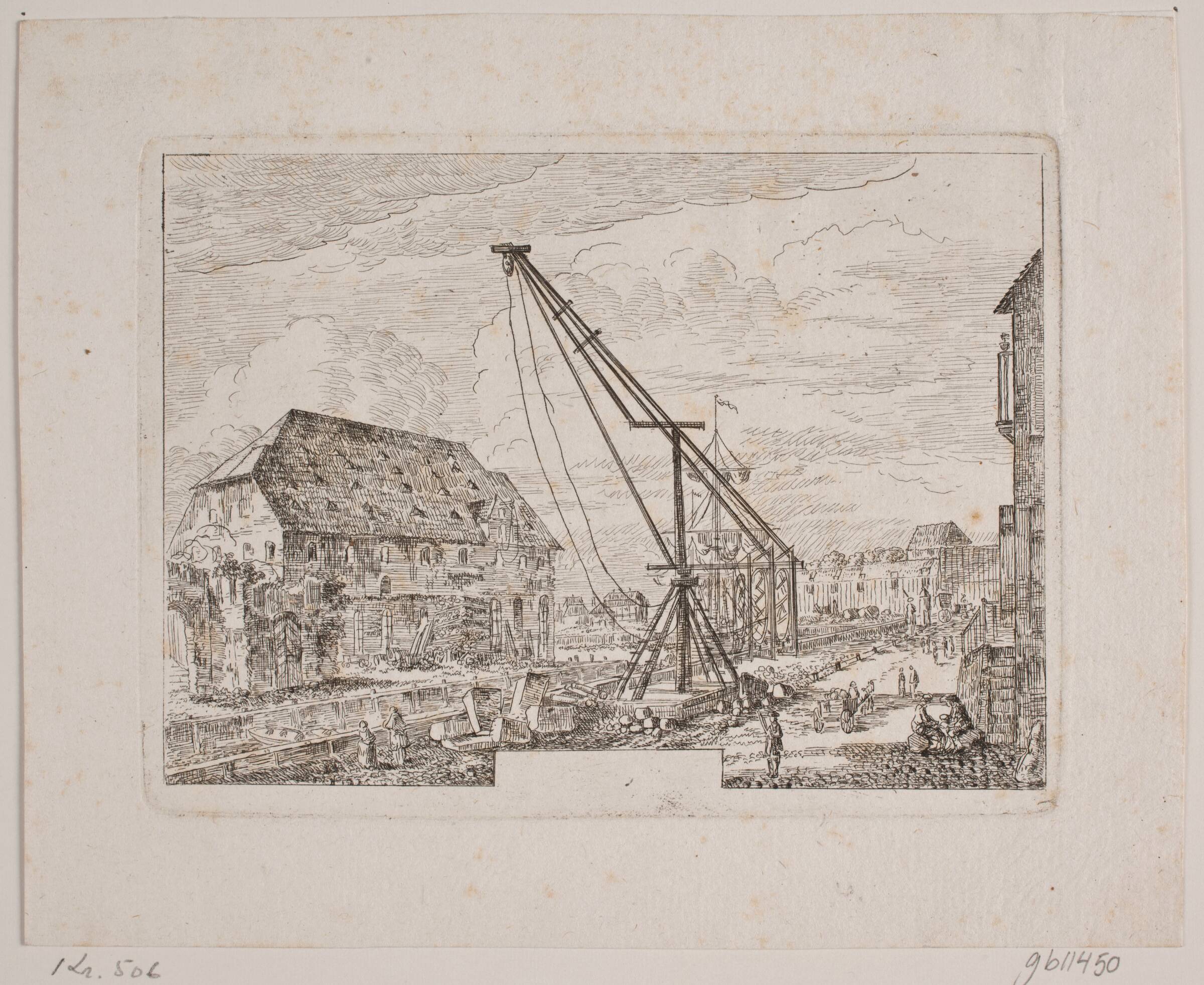 Prospekt i en stad, Jens Petersen Lund, 1764