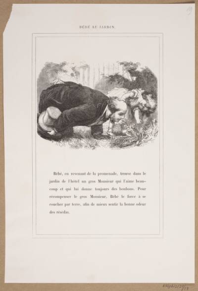 Bébé au jardin