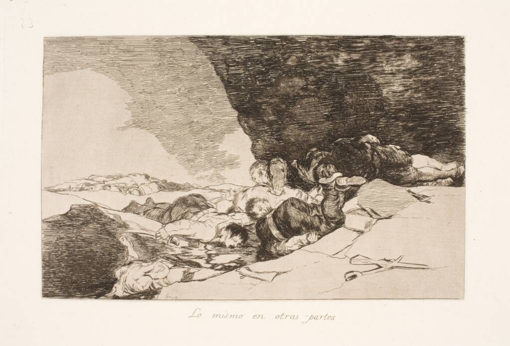 Det samme på en anden måde (23), Francisco de Goya, 1810-1820