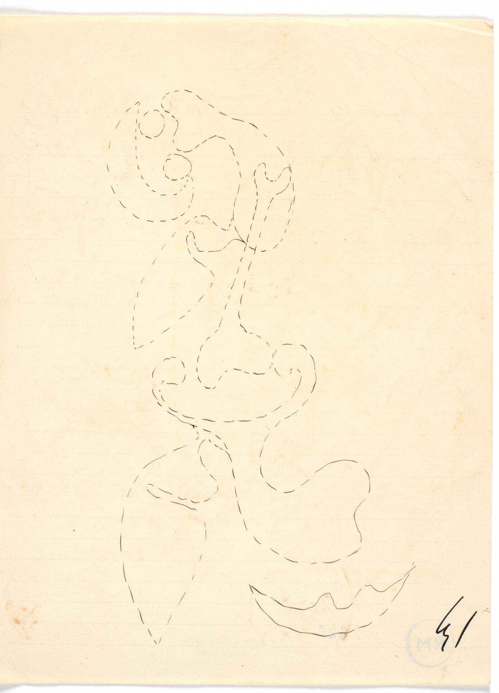 Biomorf figuration, Richard Mortensen, 1935-1937