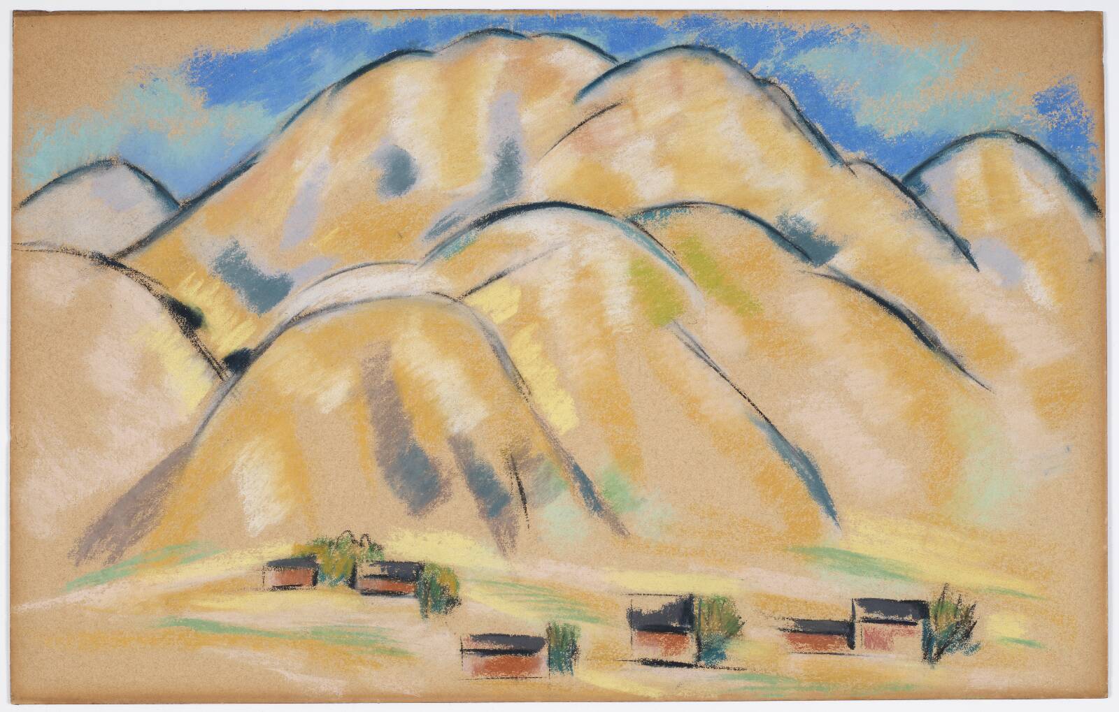 New Mexico Hills, Marsden Hartley, 1877-1943