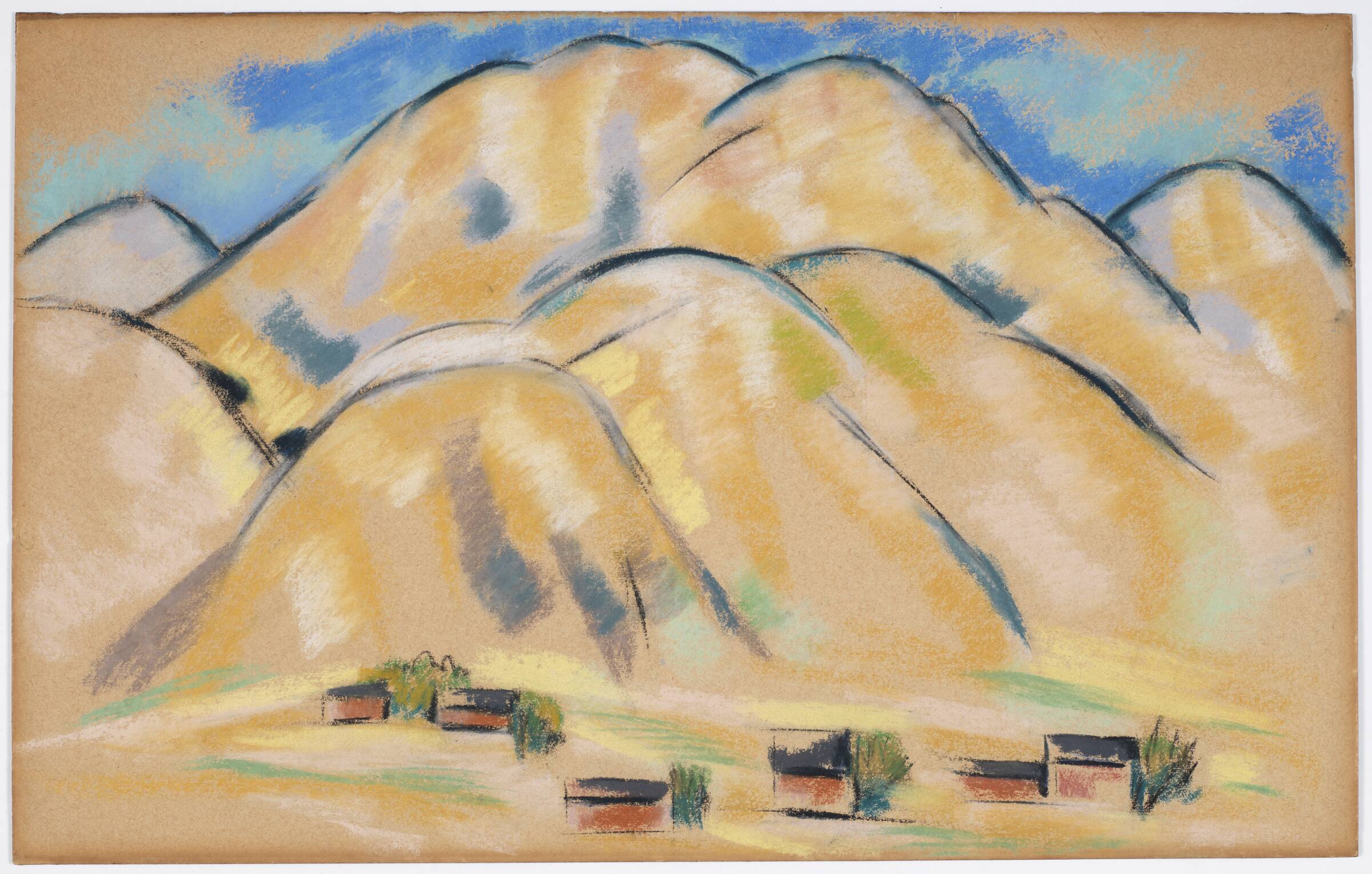 New Mexico Hills, Marsden Hartley, 1877-1943