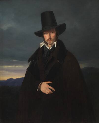 Portræt af den tyske maler Wilhelm von Kaulbach