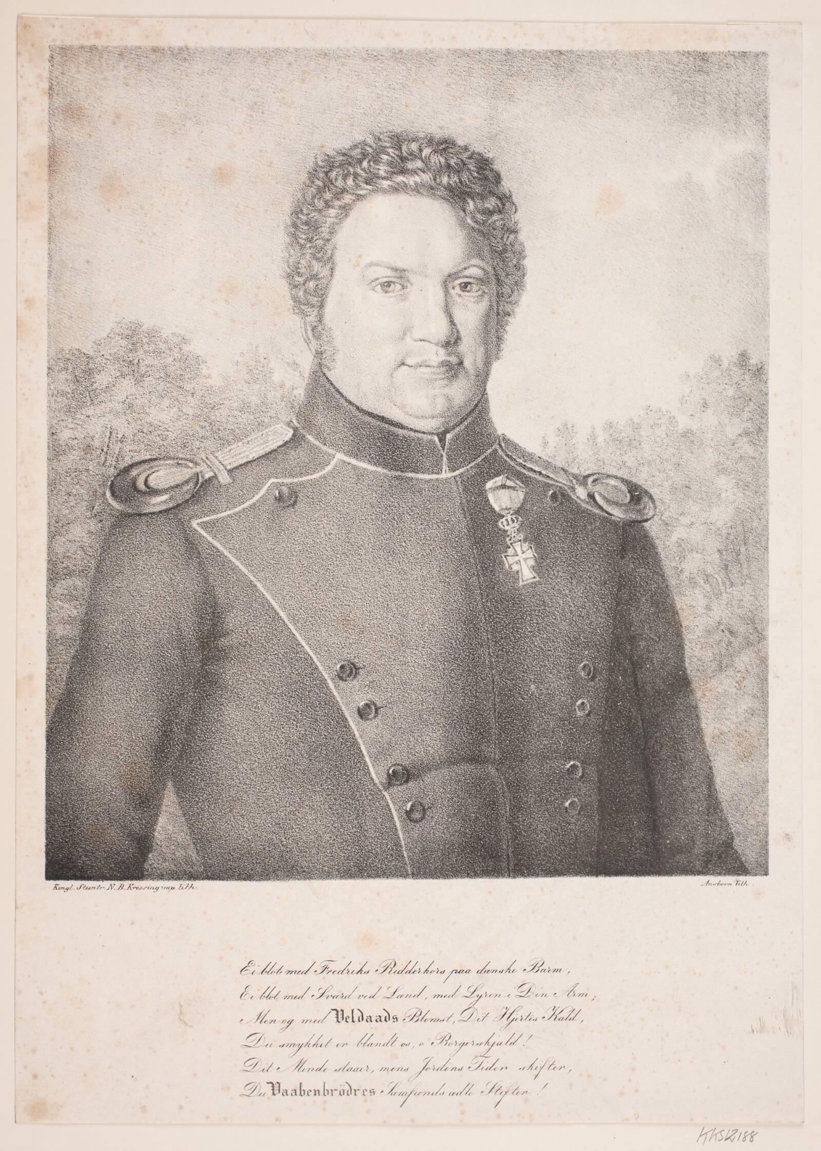Johan Gerhard Fredrik Garbrecht, F. Ausborn, 1829-1837