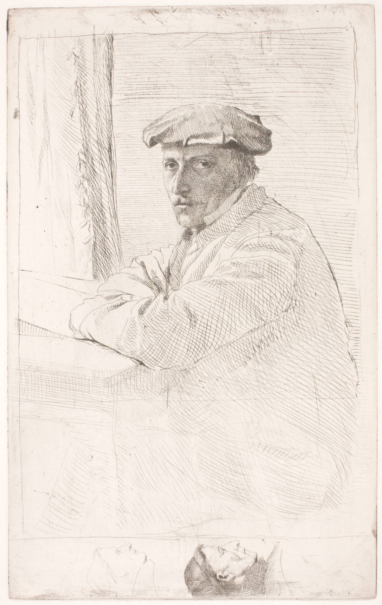 Grafikeren Joseph Tourny, Edgar Degas, 1856