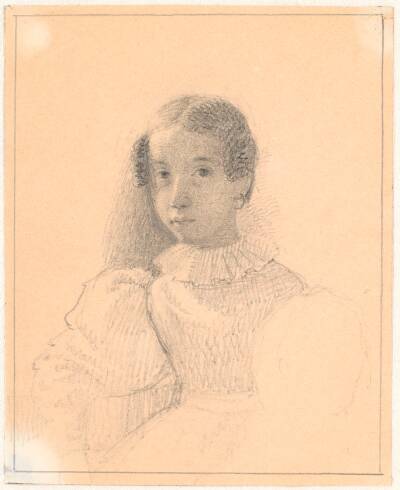 Portræt af Adelaide Emilie Waagepetersen