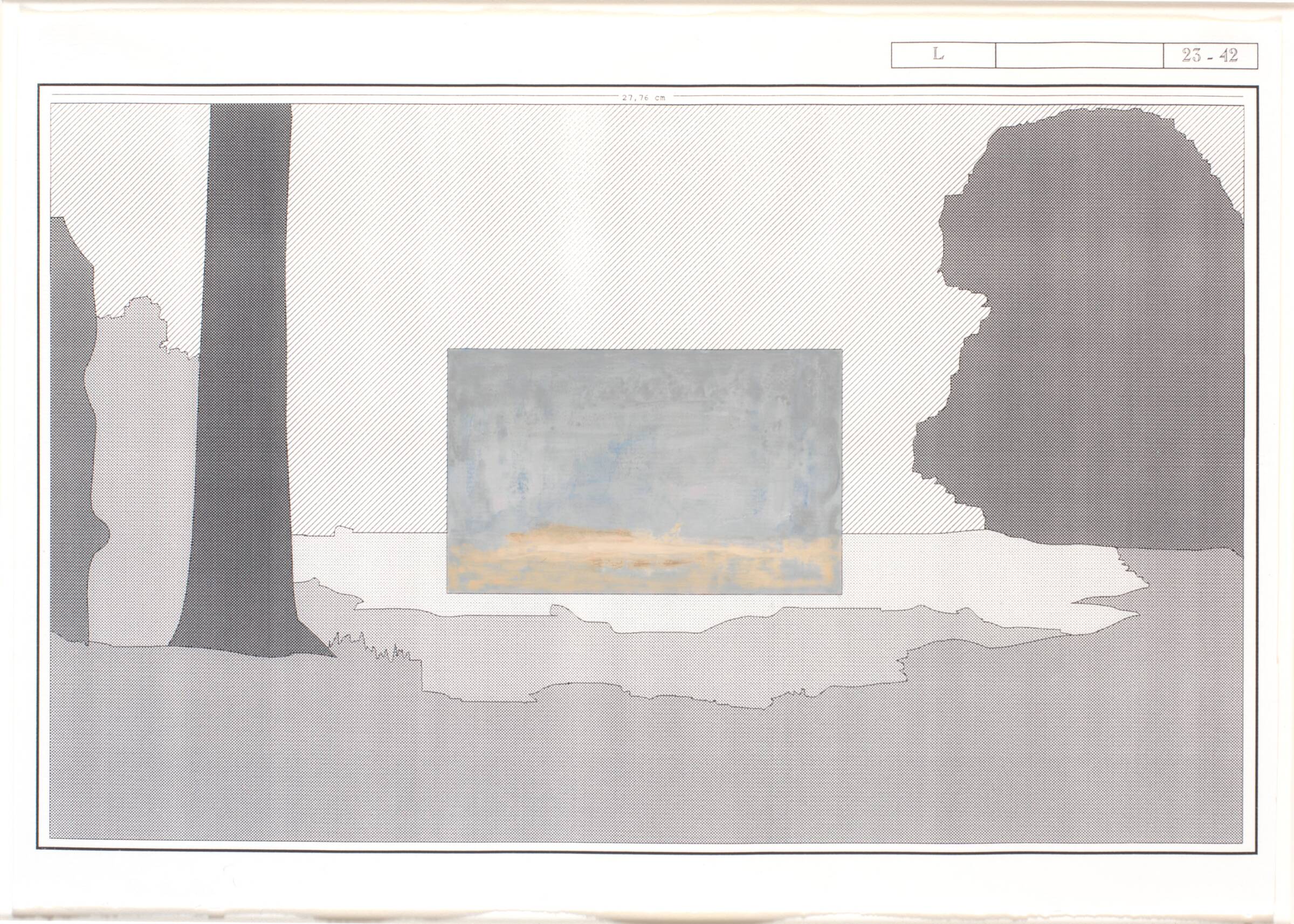 Fraktalt landskab., Nina Sten-Knudsen, 1993