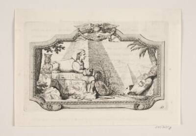 Vignet til Frederik Lodvig Norden, "Voyage d'Egypte et de Nubie", København 1755