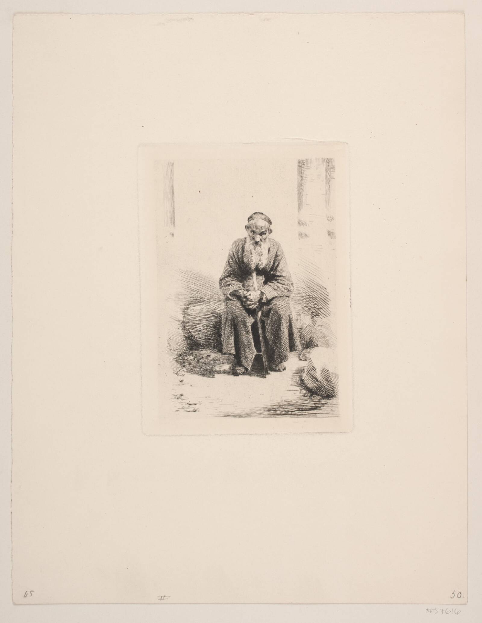 En gammel orientaler, Frans Schwartz, 1899