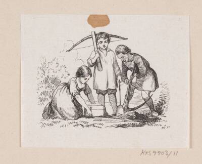 Illustration til "Den lille Idas Blomster" i H.C. Andersen, "Eventyr og Historier", Bind 1