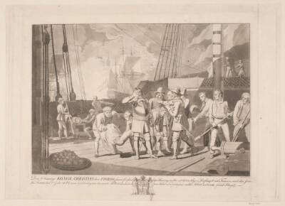 Christian IV i søslaget ved Femern, 1644