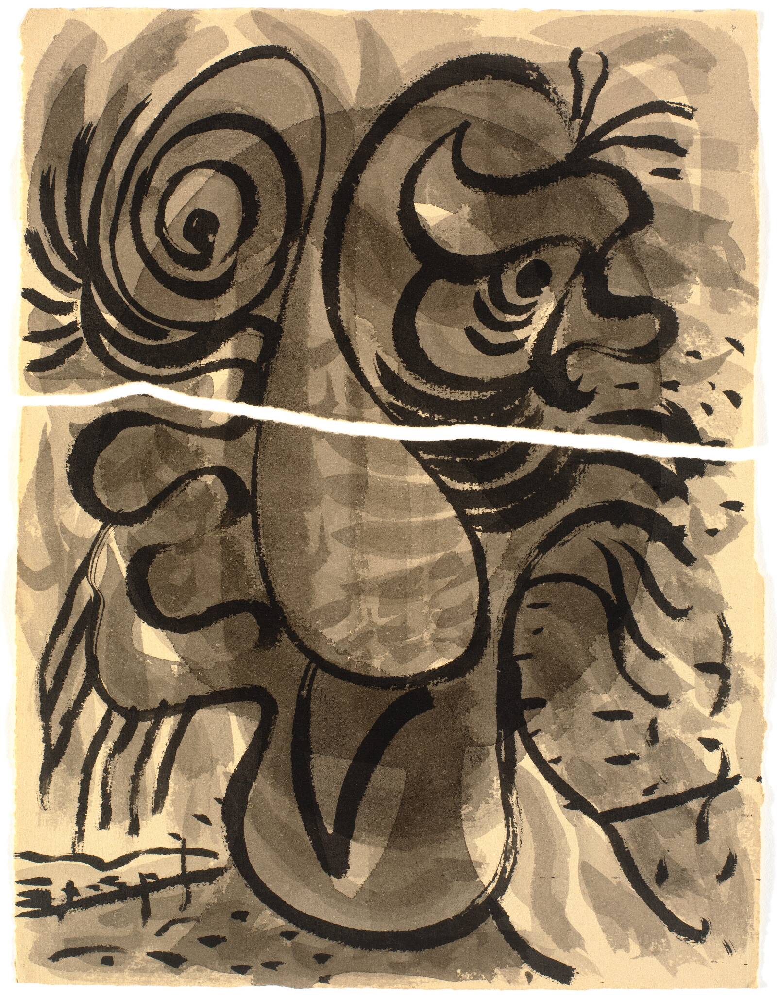 Figuration, hoved, Richard Mortensen, 1945-1948