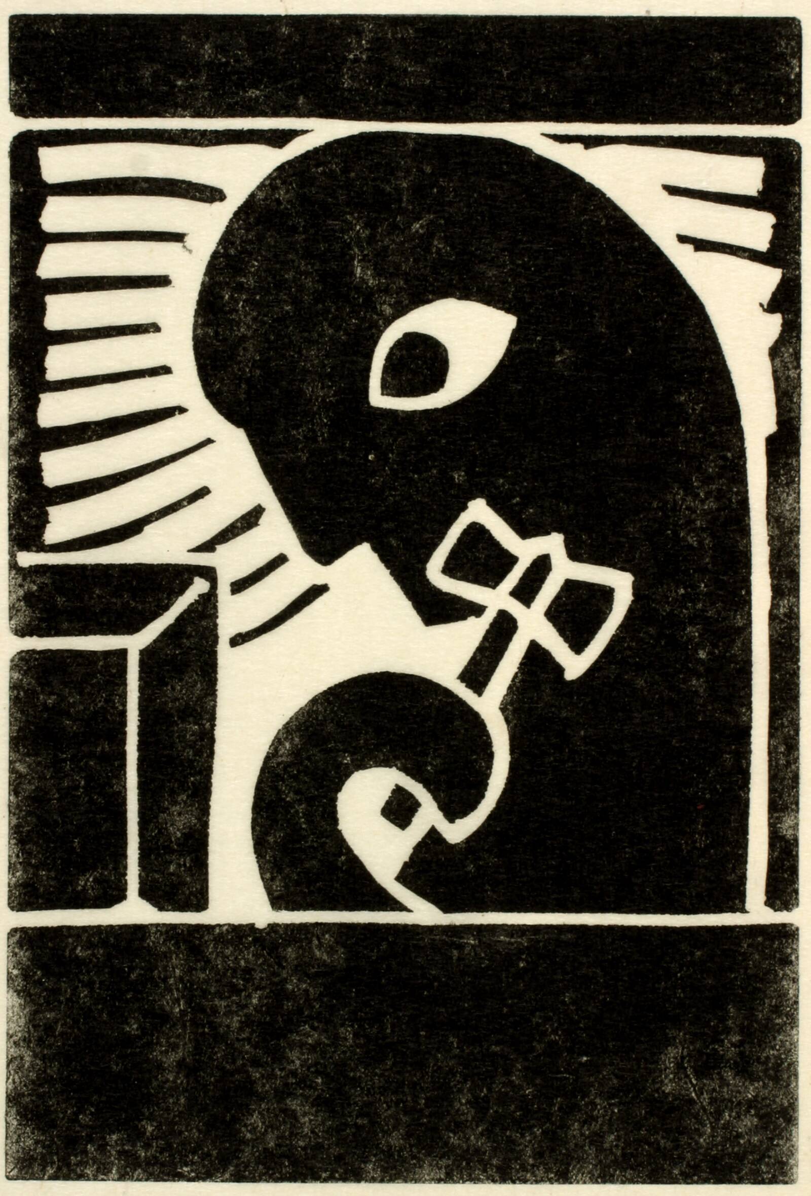 Figur med økse, Henry Heerup, 1907-1993