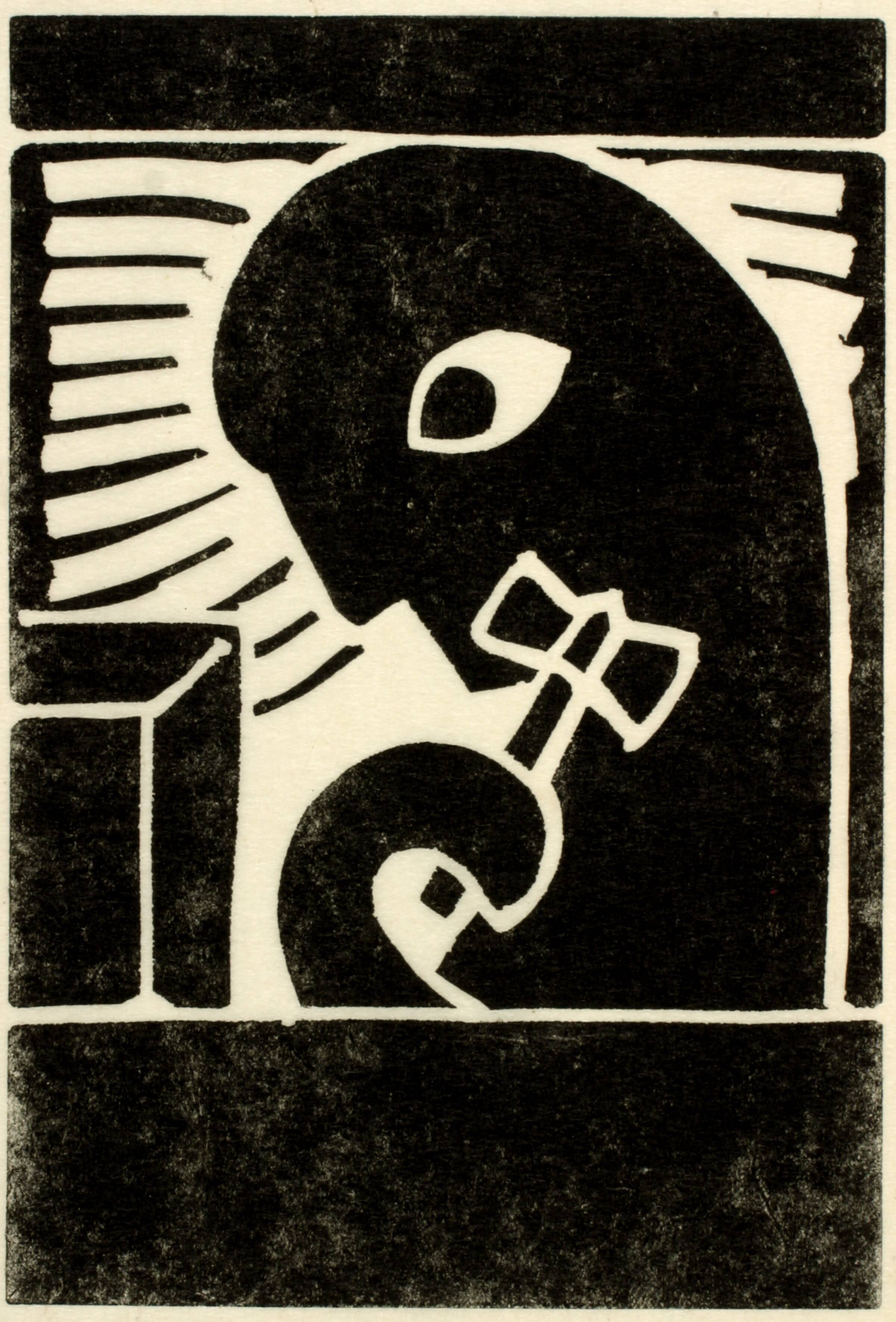 Figur med økse, Henry Heerup, 1907-1993