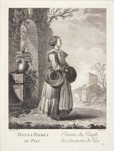 Kvinde fra Pisa (Femme du Peuple des Environs de Pise)