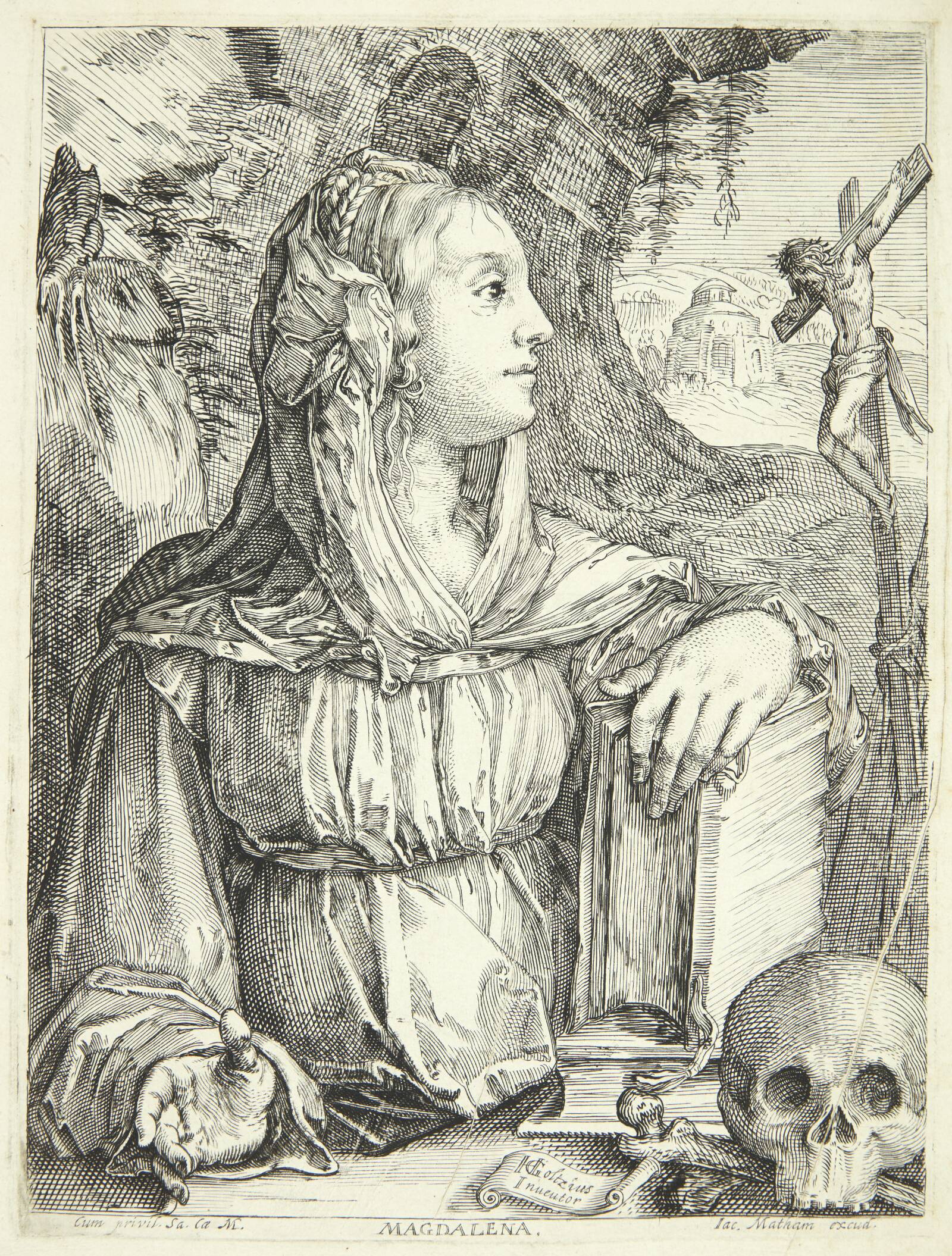 Den bodfærdige Maria Magdalene, Jacob Matham, 1606-1611