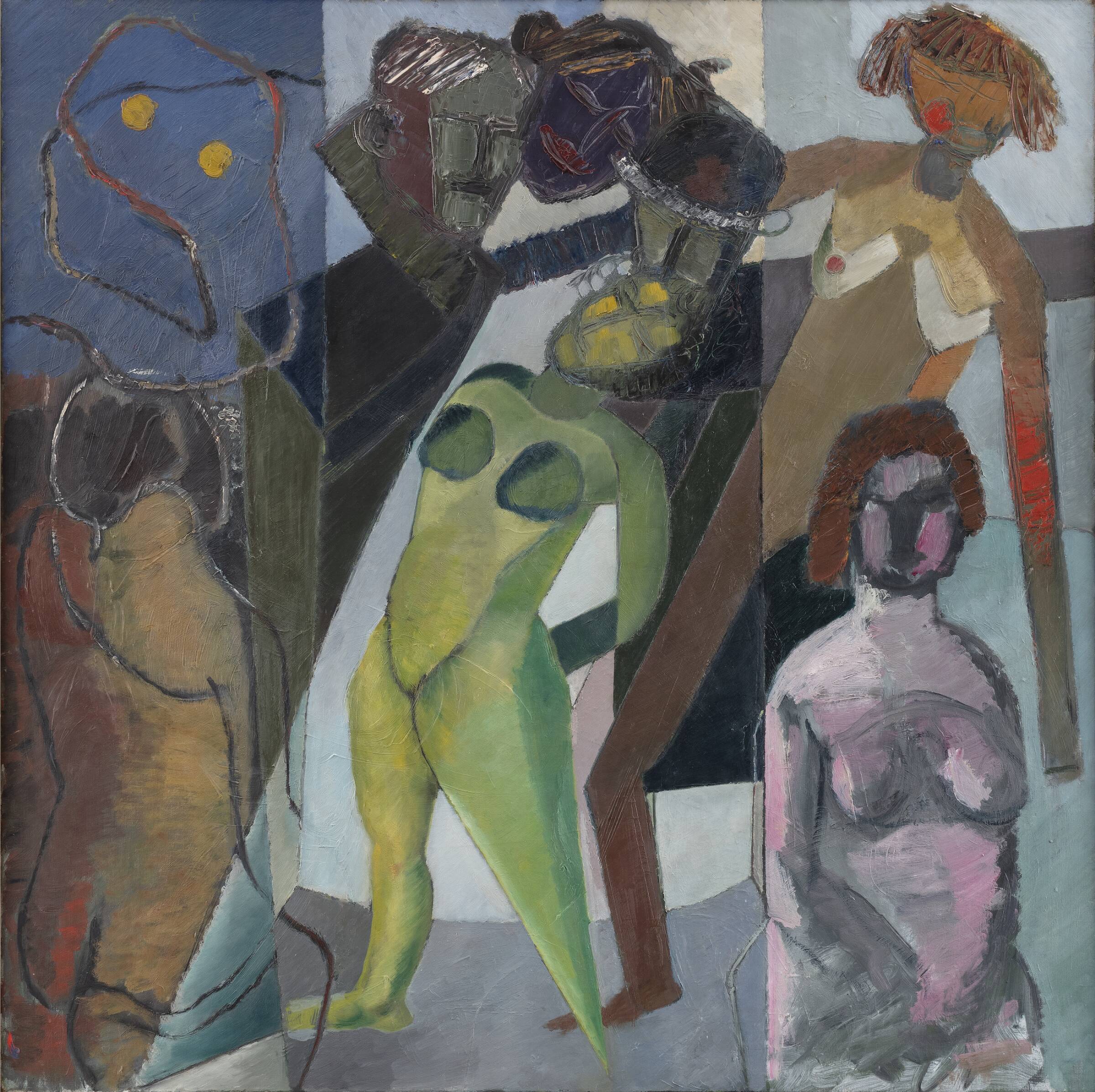 Bakkanal hos Carl V. Petersen, Richard Mortensen, 1932
