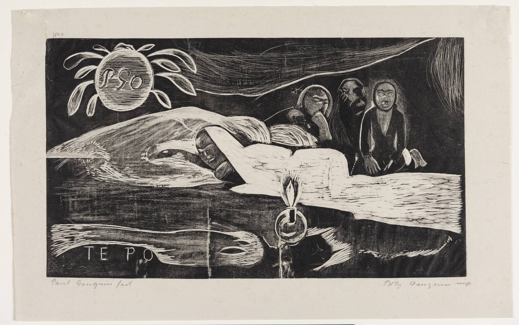 Te Po (La grande Nuit), 1891 – 1893, Paul Gauguin, Pola Gauguin | SMK Open
