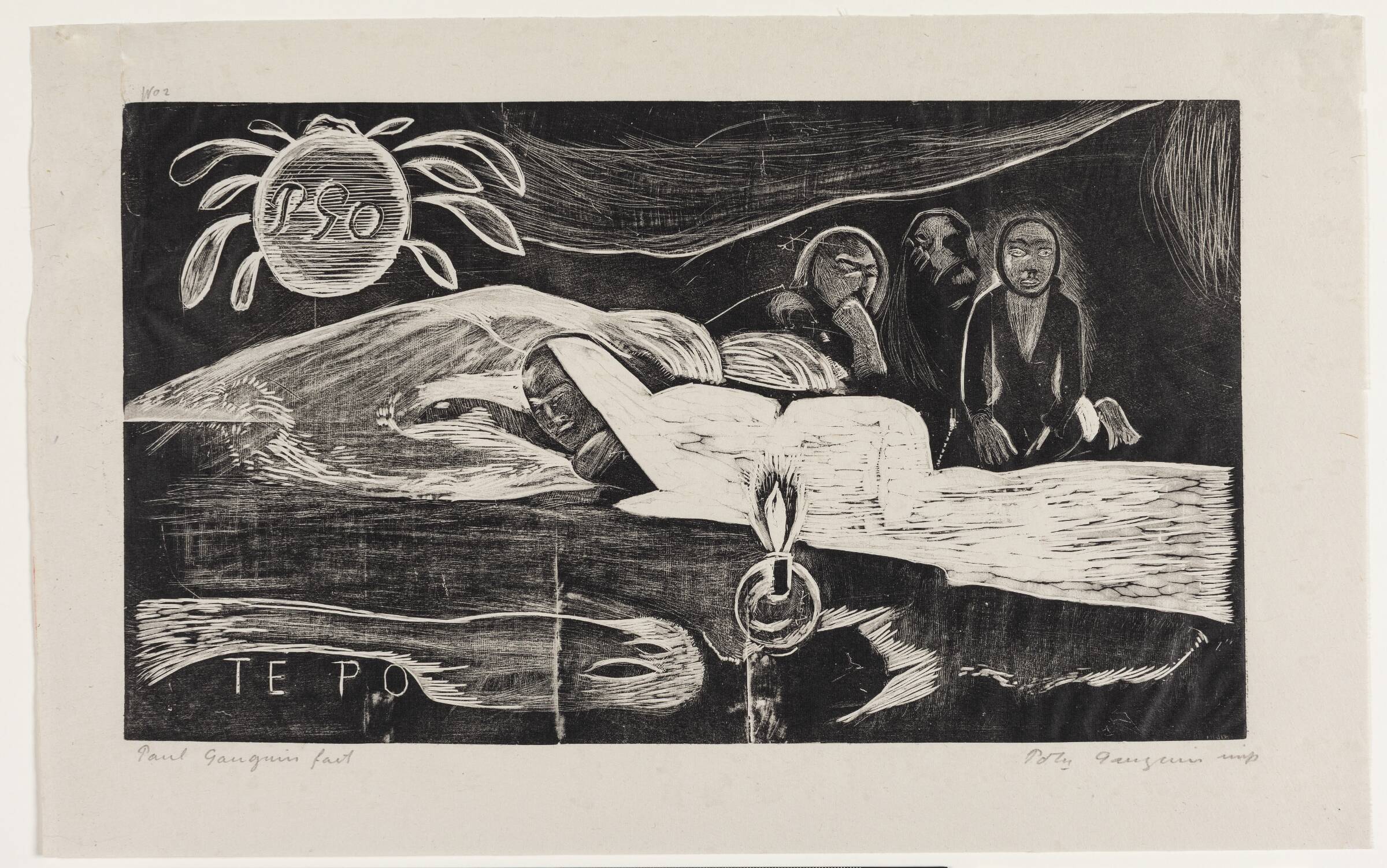 Te Po (La grande Nuit), Paul Gauguin, 1891-1893