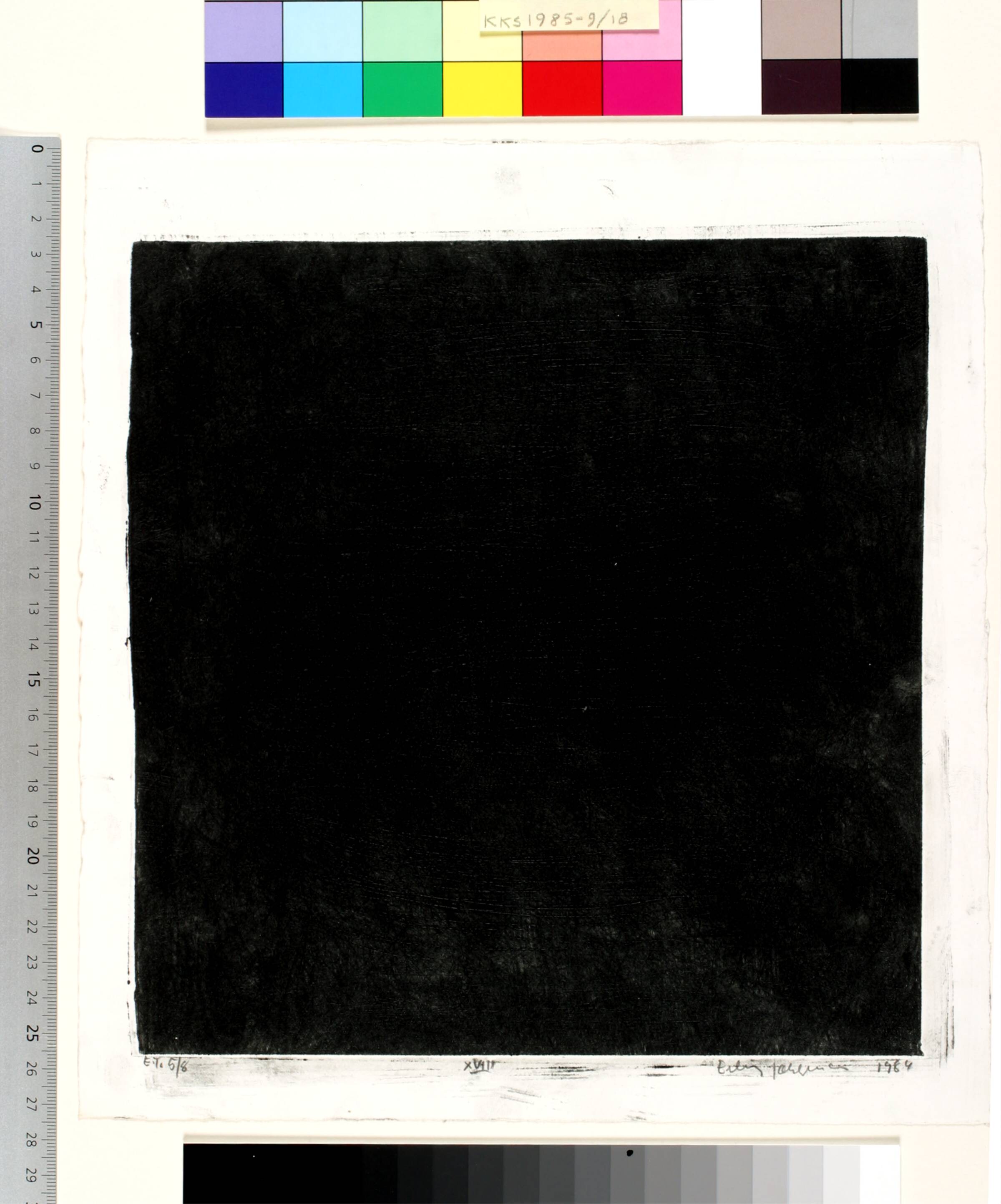 Dagbogsblad XVIII, Erling Jørgensen, 1984
