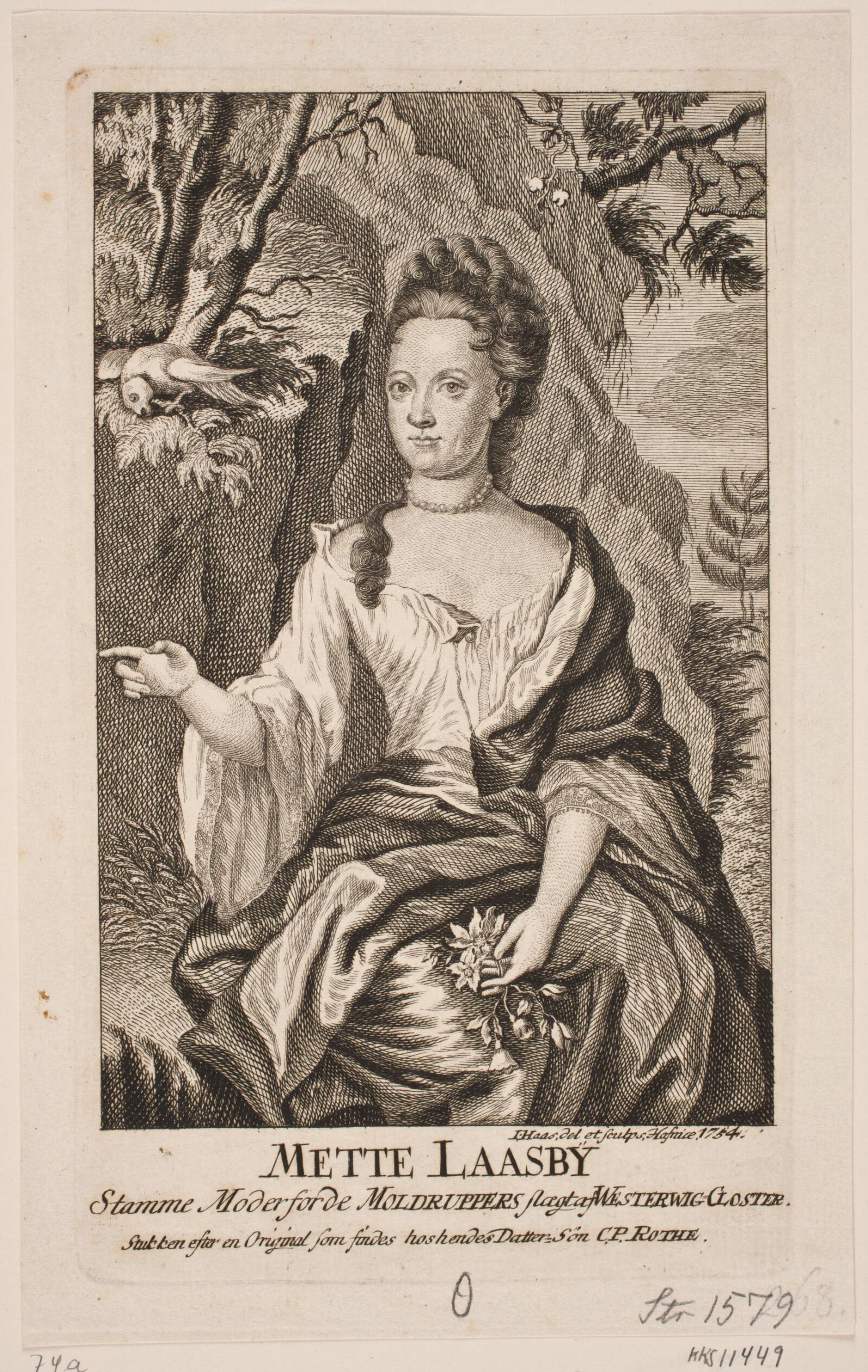 Mette Laasby, Jonas Haas, 1754