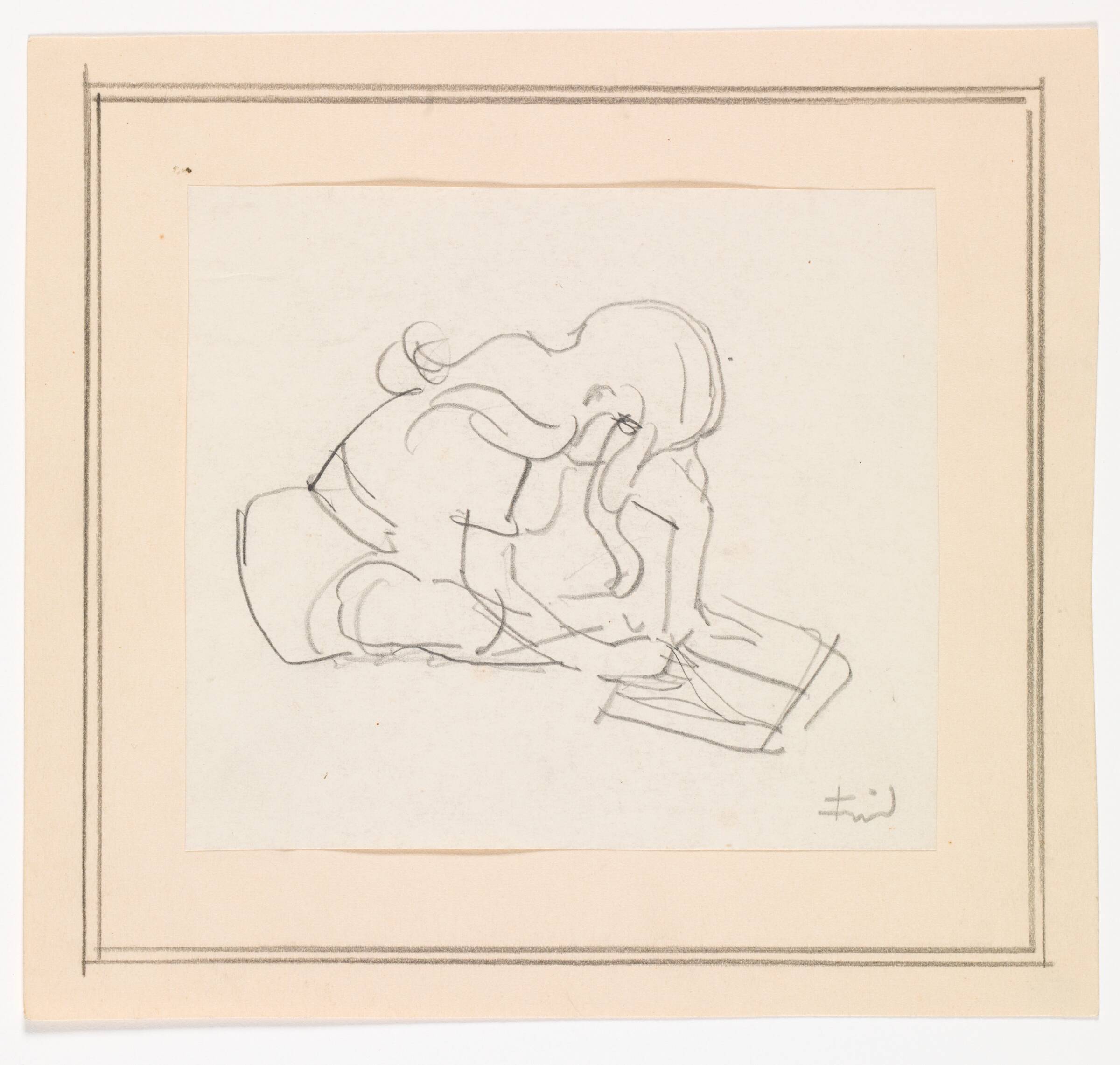 Læsende pige, Ludvig Find, 1869-1945