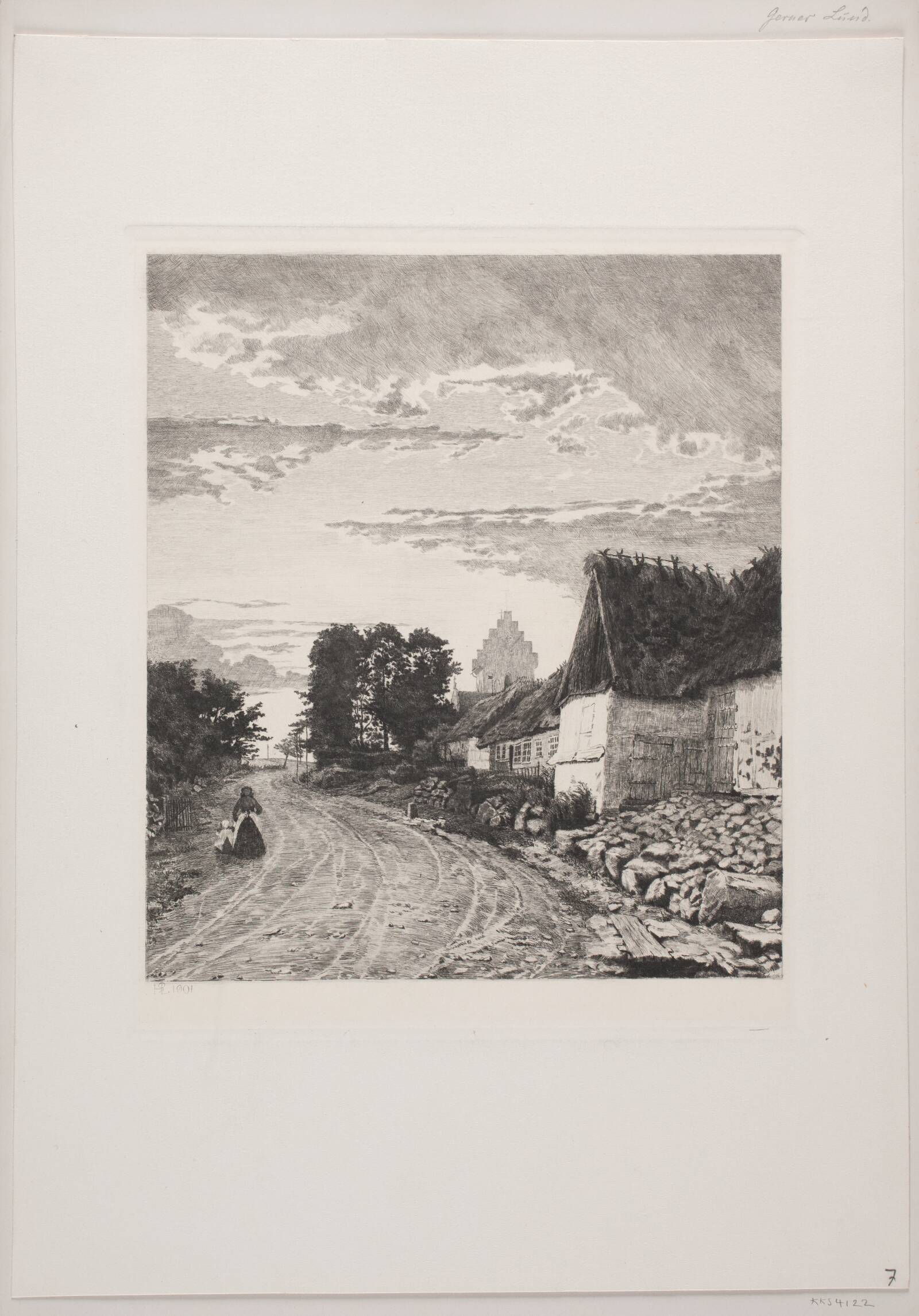 Landsby, H. Gerner Lund, 1901