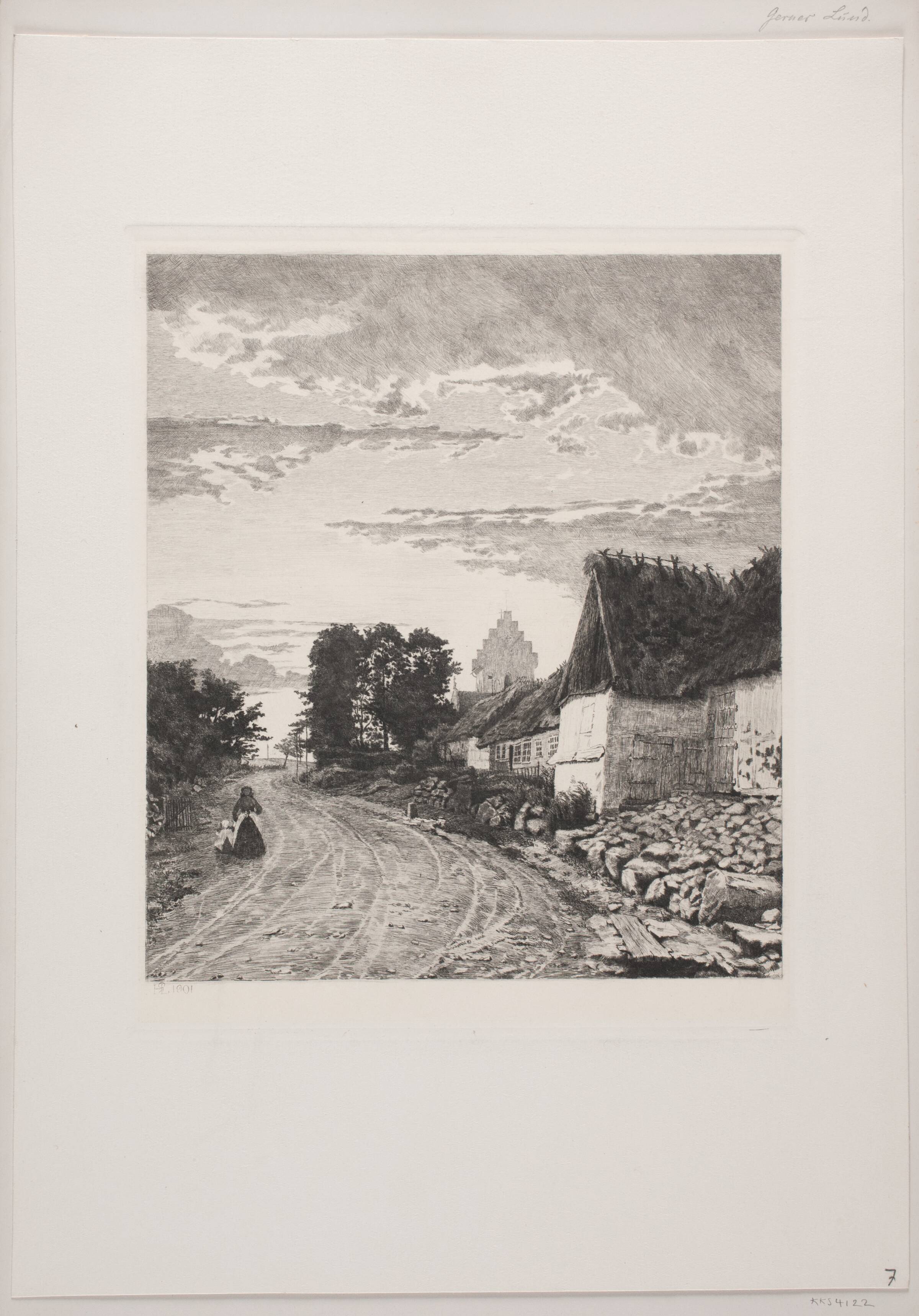 Landsby, H. Gerner Lund, 1901