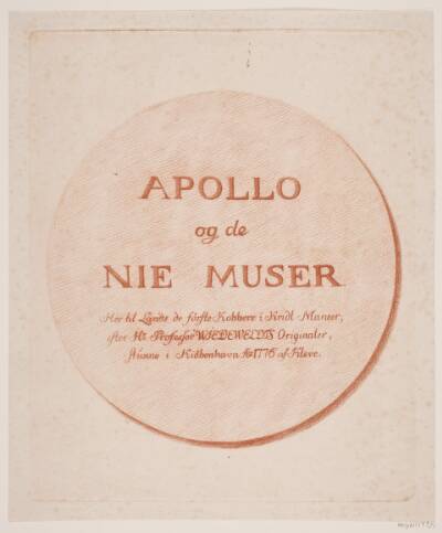 Titelblad til Apollo og de ni muser