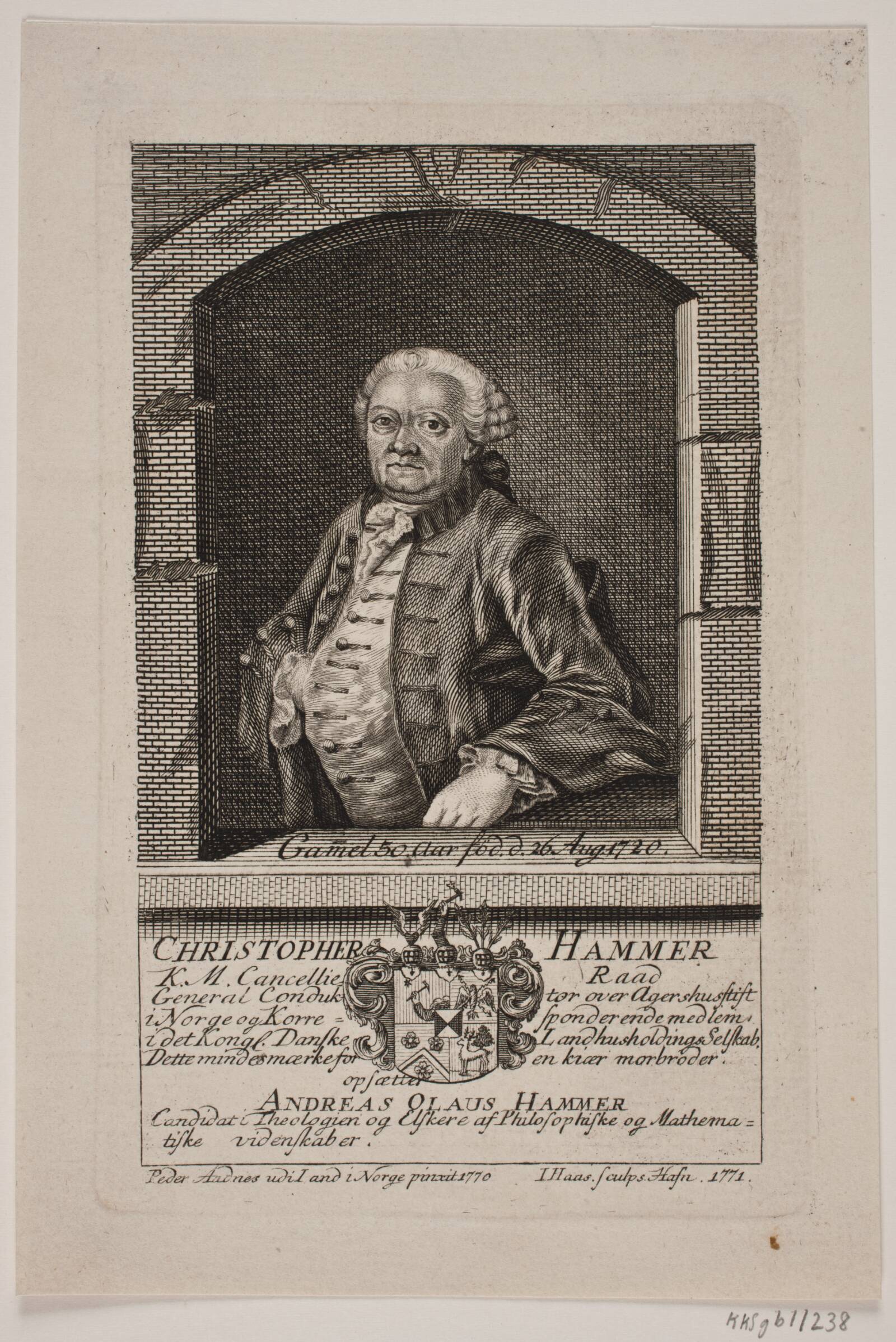 Christopher Hammer, Jonas Haas, 1771