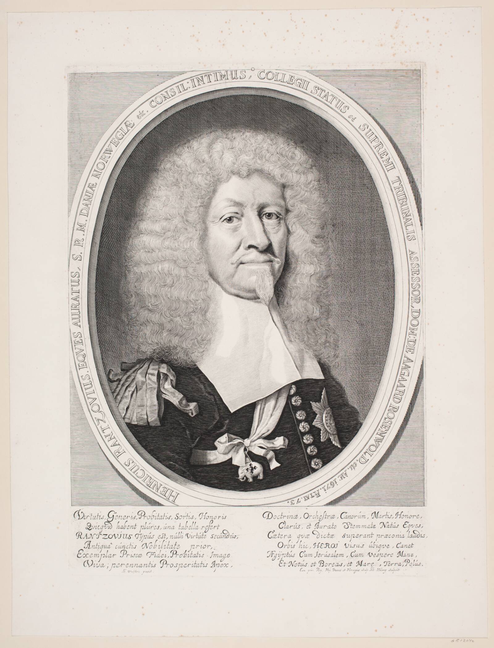Henrik Rantzau, Albert Haelwegh, 1671