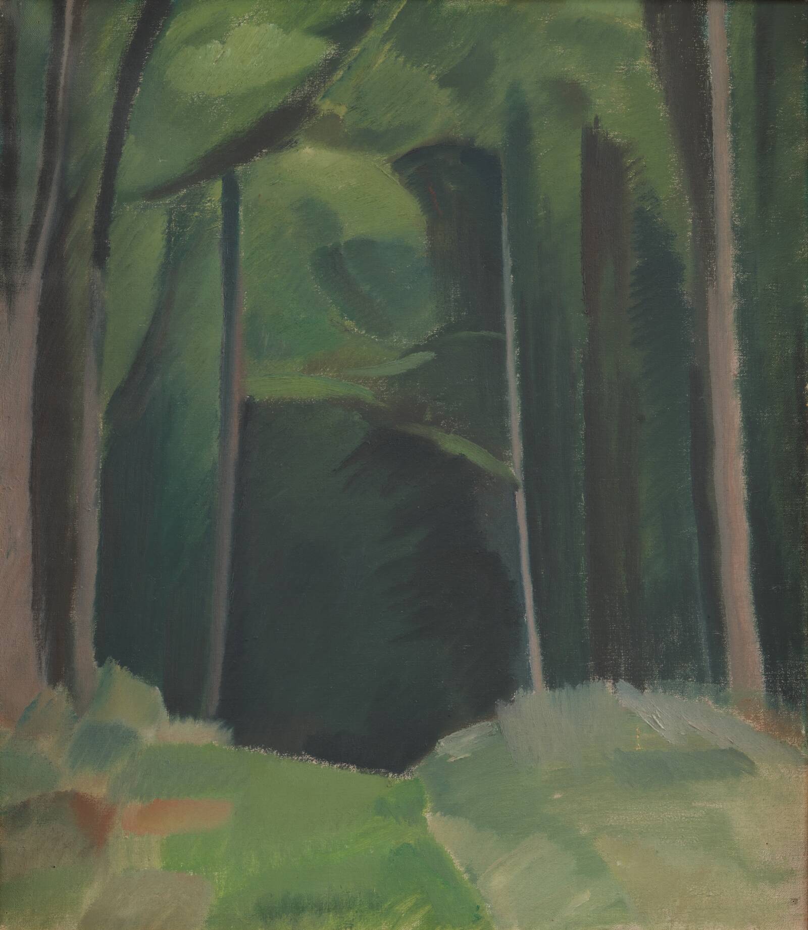 Skovinteriør, Harald Giersing, 1917