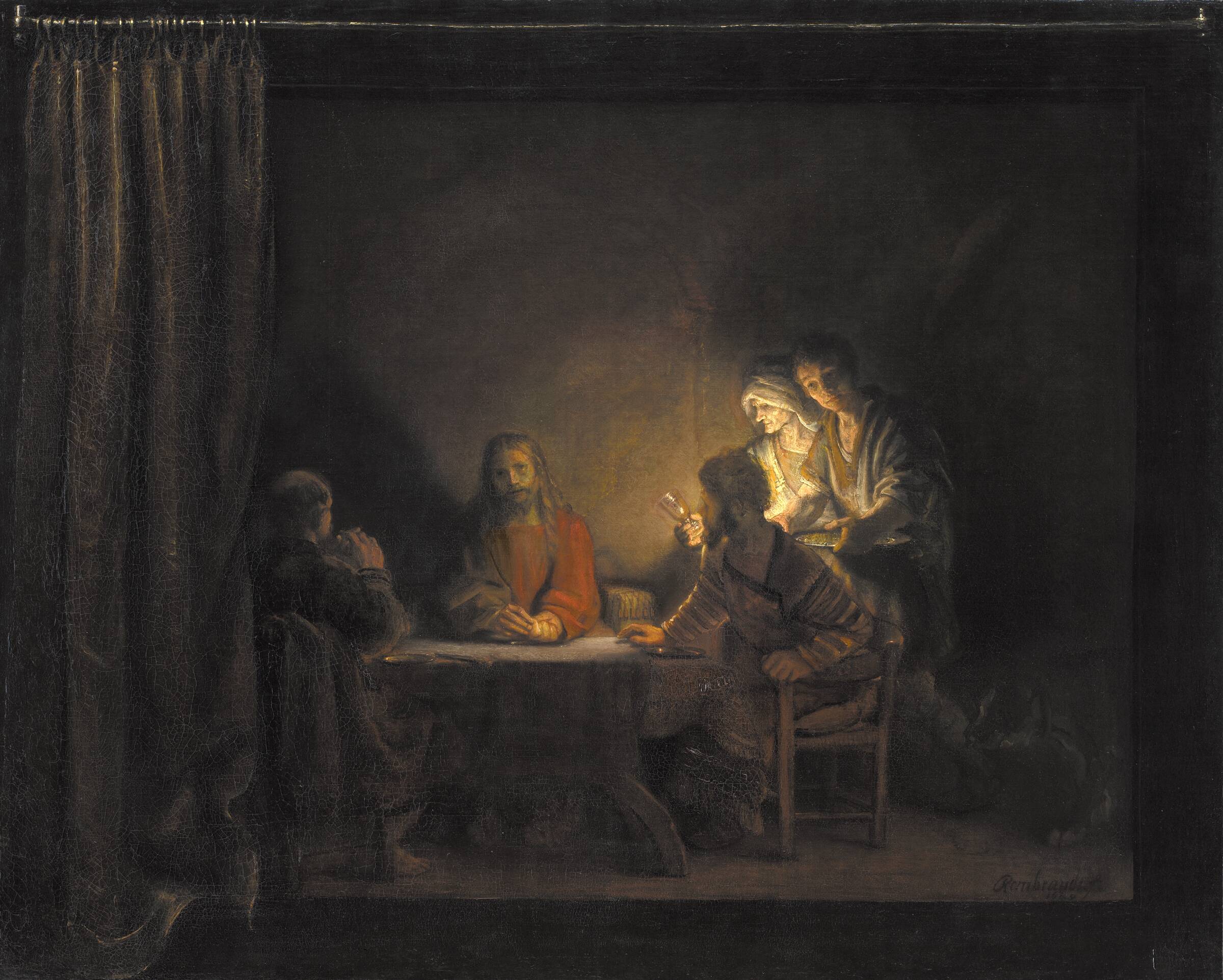 Kristus i Emmaus, Rembrandt van Rijn, 1648