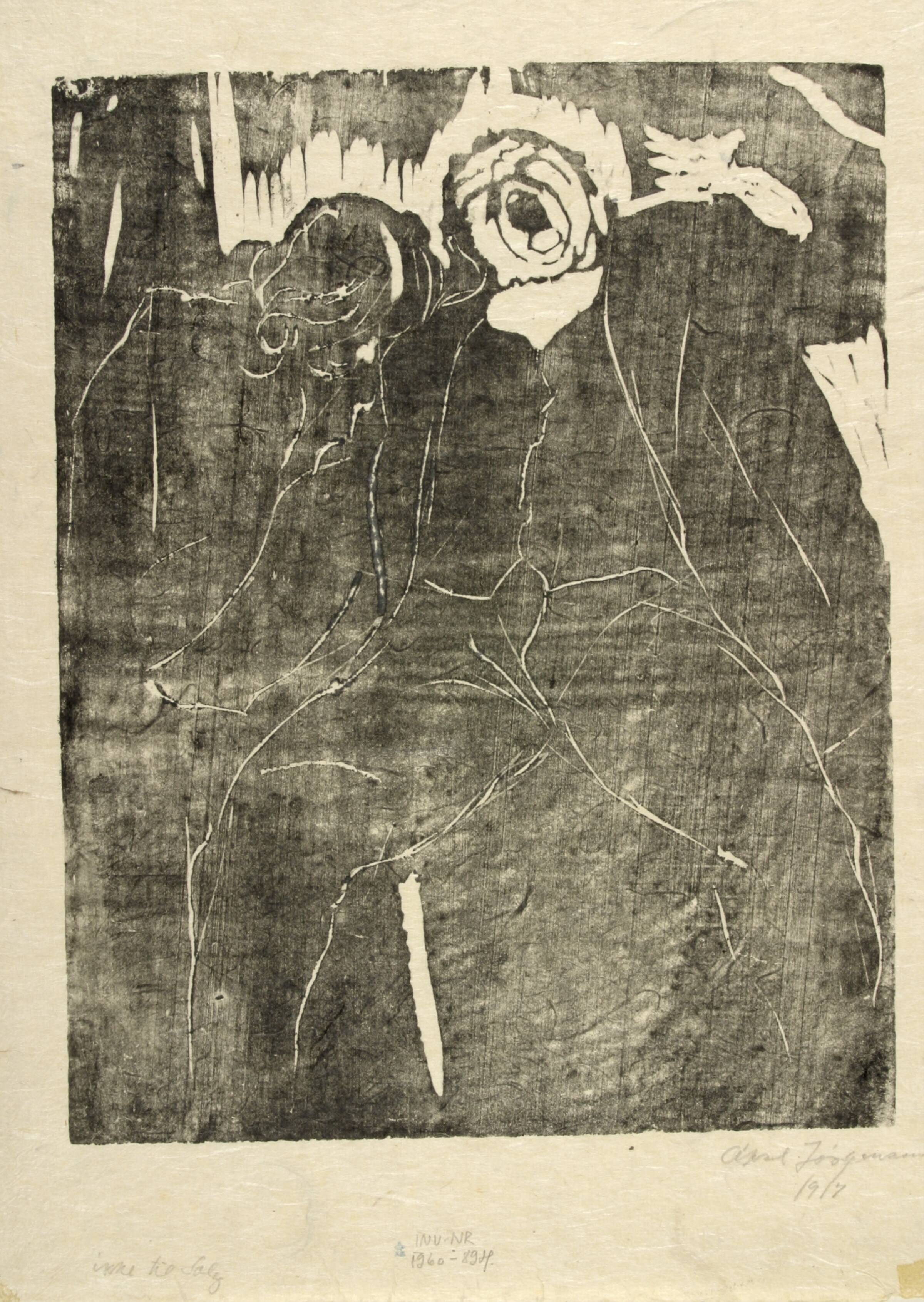 Mand, der gaber, Aksel Jørgensen, 1917