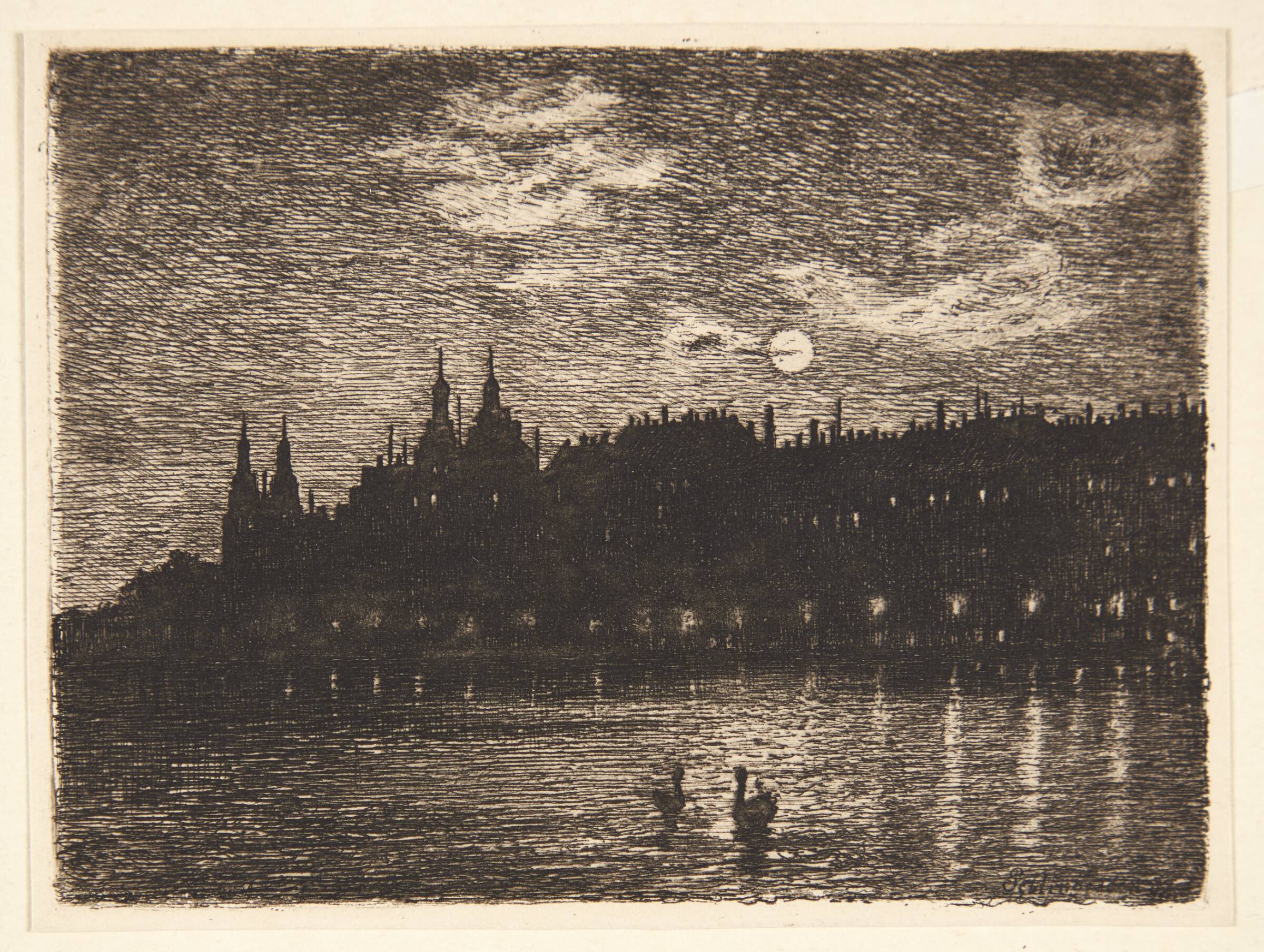 Fra Peblingesøen, Louise Ravn-Hansen, 1889