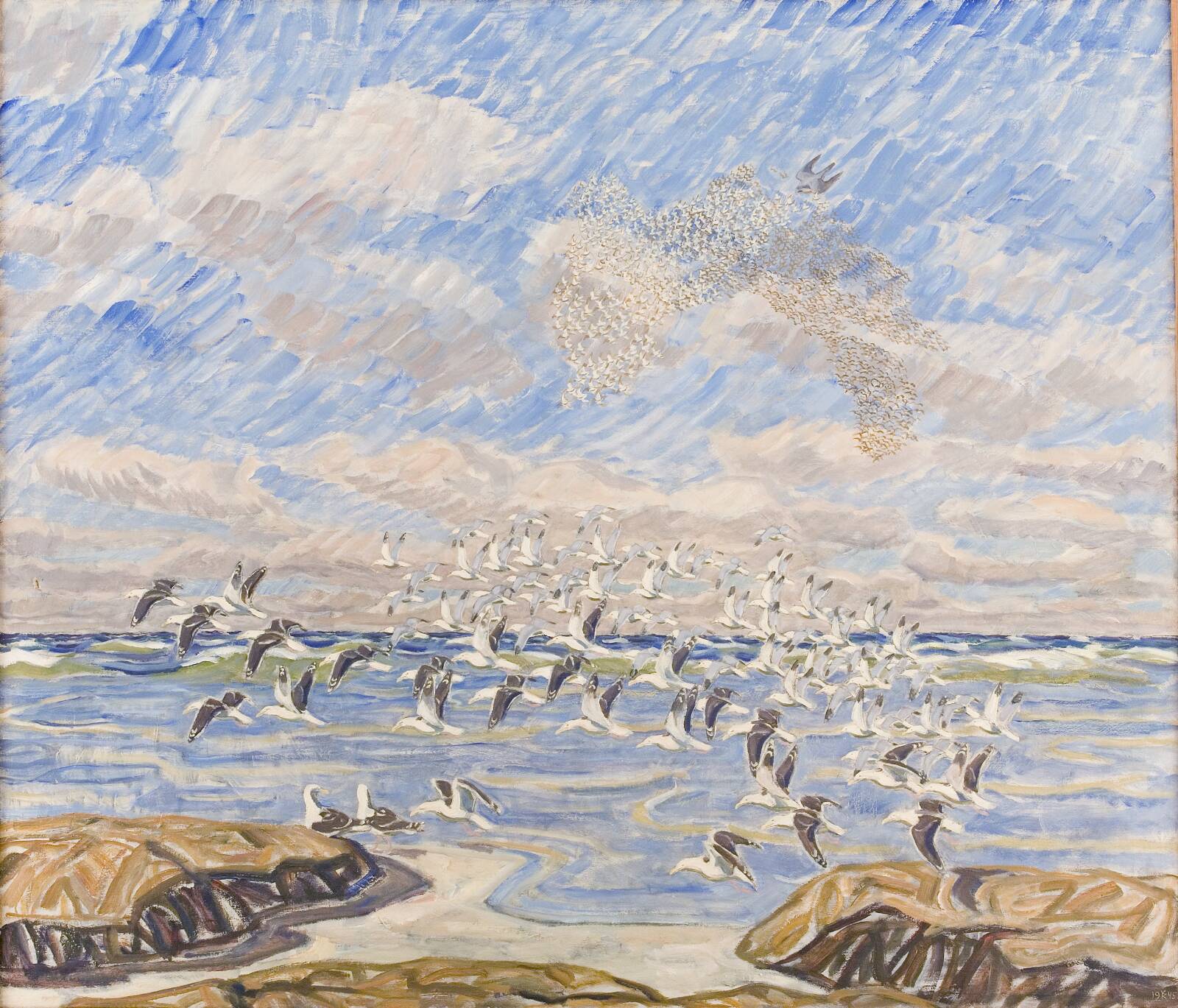 Vandrefalken jager, Knud Kyhn, 1945